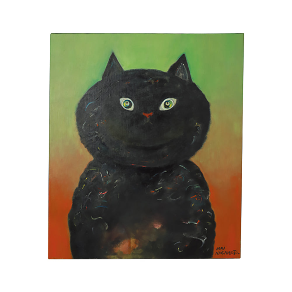 MAI NAGAMOTO "FUTENEKO" 油絵原画 FUTENEKO〜言葉を知らないボク達 B_0
