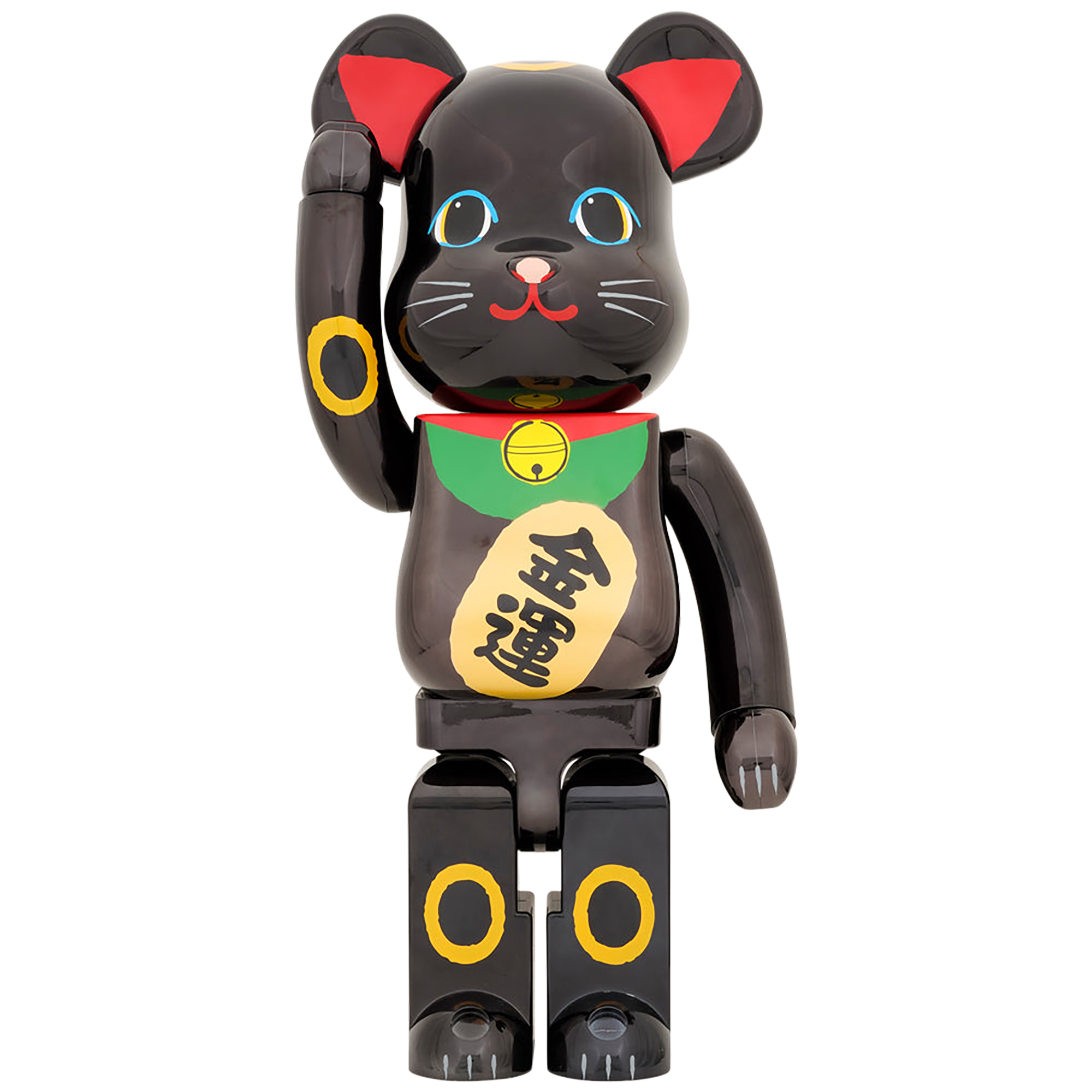 BE@RBRICK 招き猫 金運 黒メッキ 1000％ | MEDICOM TOY OFFICIAL STORE