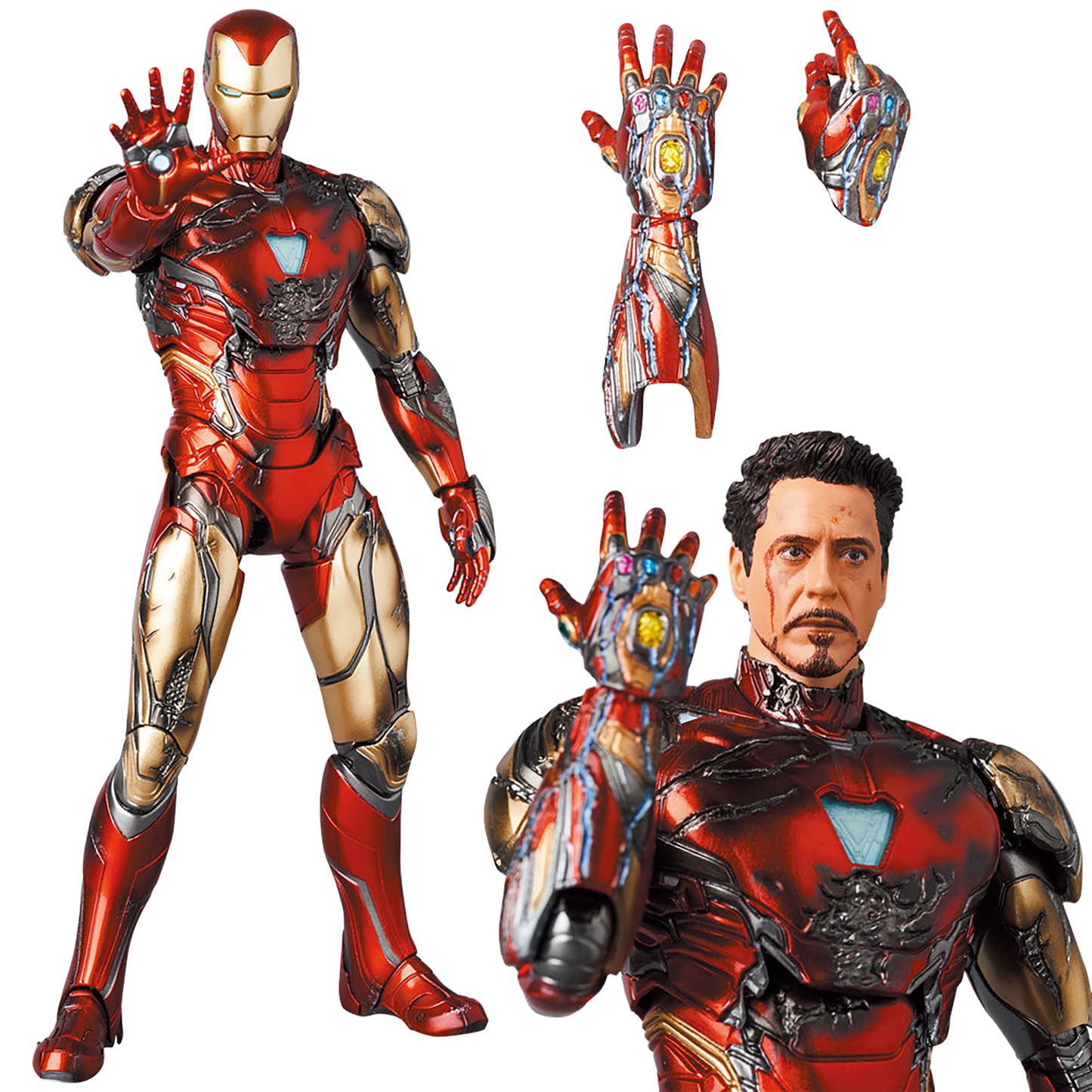 MAFEX IRON MAN MARK85(BATTLE DAMAGE Ver.)