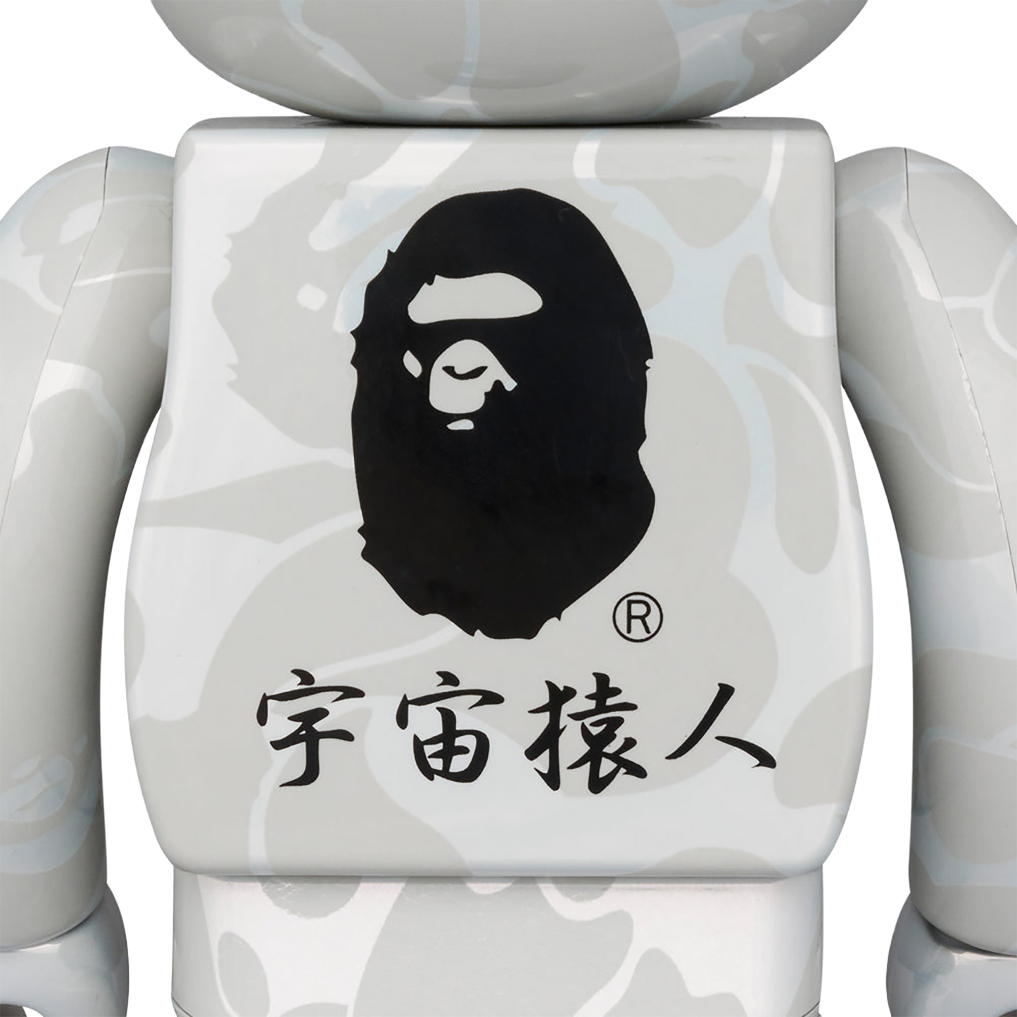BE@RBRICK BAPE(R) 招财猫镀黑/不倒翁镀白 100% & 400%(4 件套)