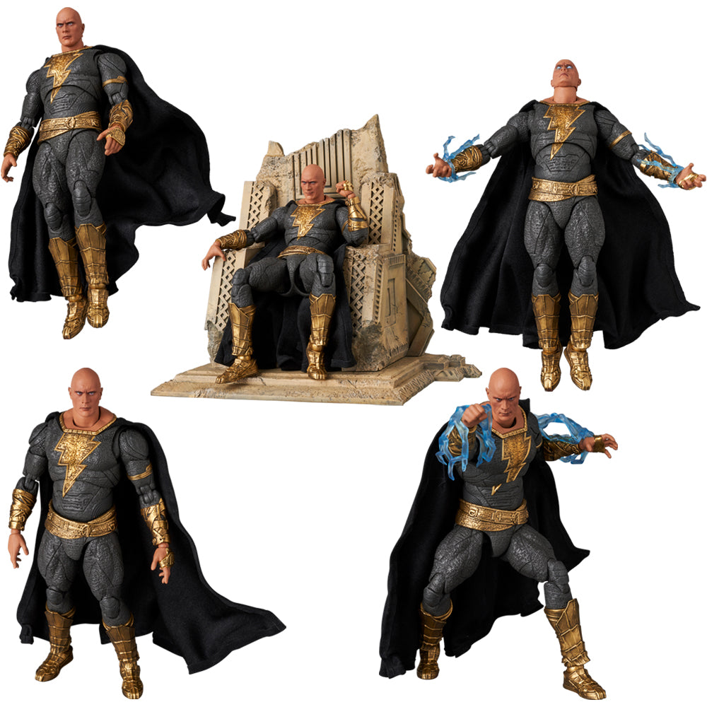 MAFEX BLACK ADAM (GOLD SUIT)