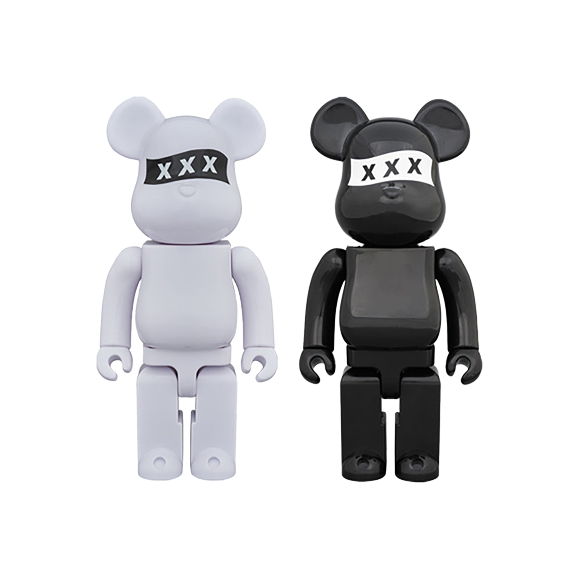 BE@RBRICK GOD SELECTION XXX 400％ WHITE/BLACK | MEDICOM TOY