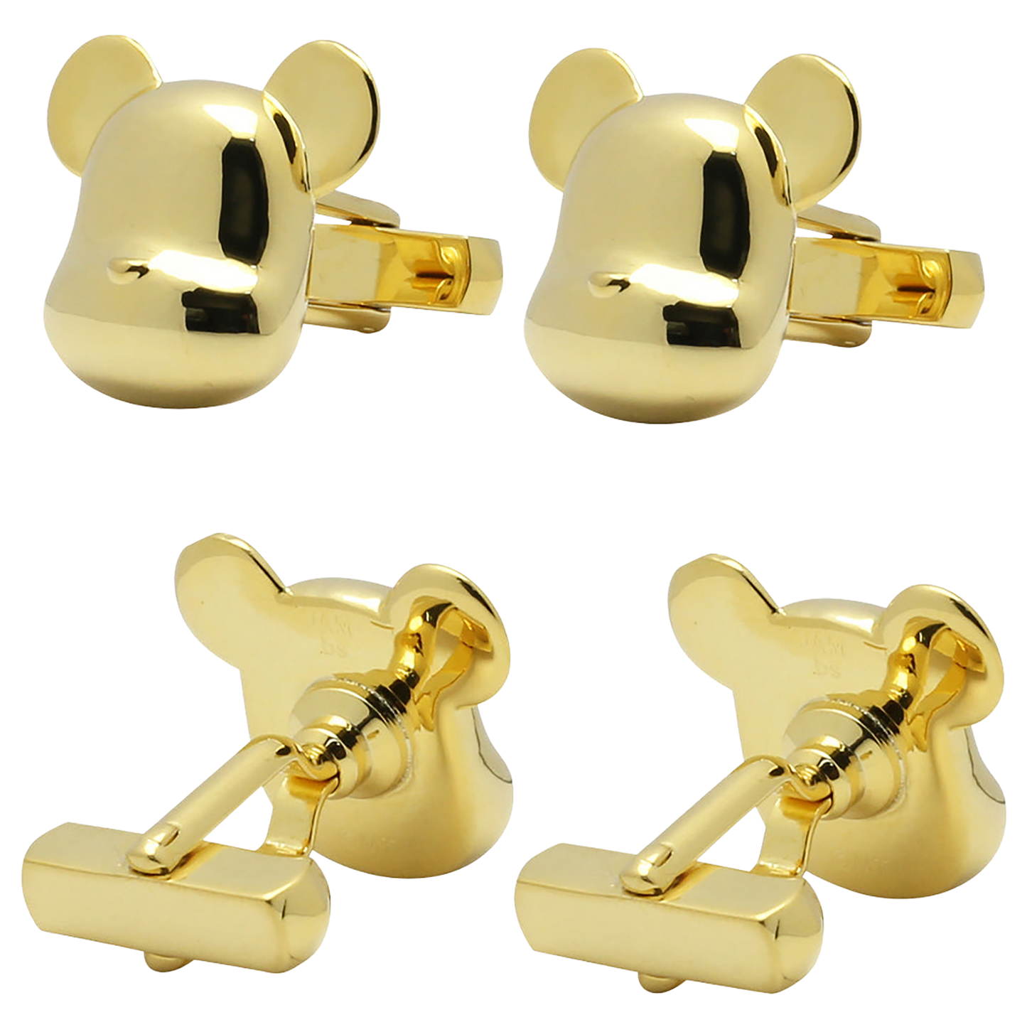 JAM HOME MADE BE@RBRICK FACE CUFFLINKS