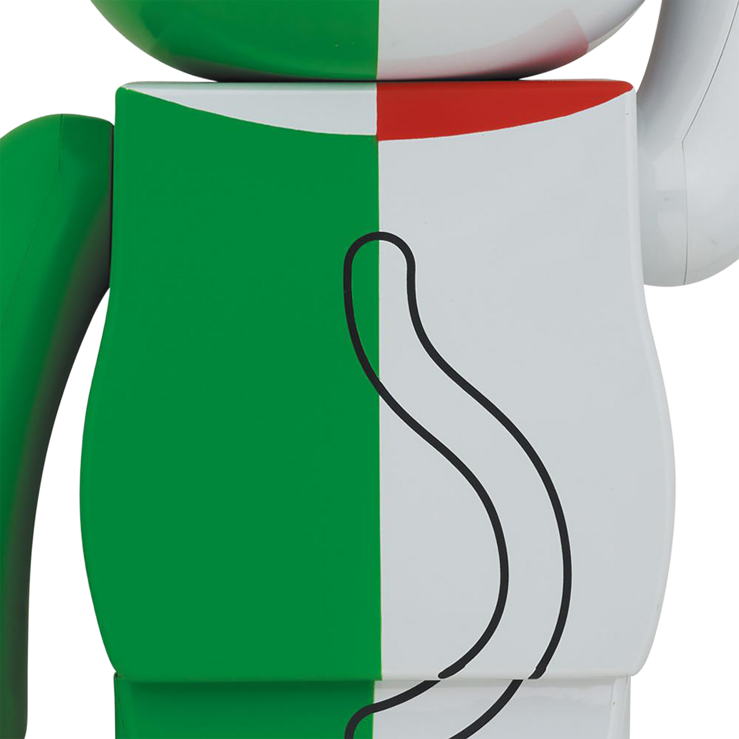 BE@RBRICK 招财猫白 x 绿 1000%