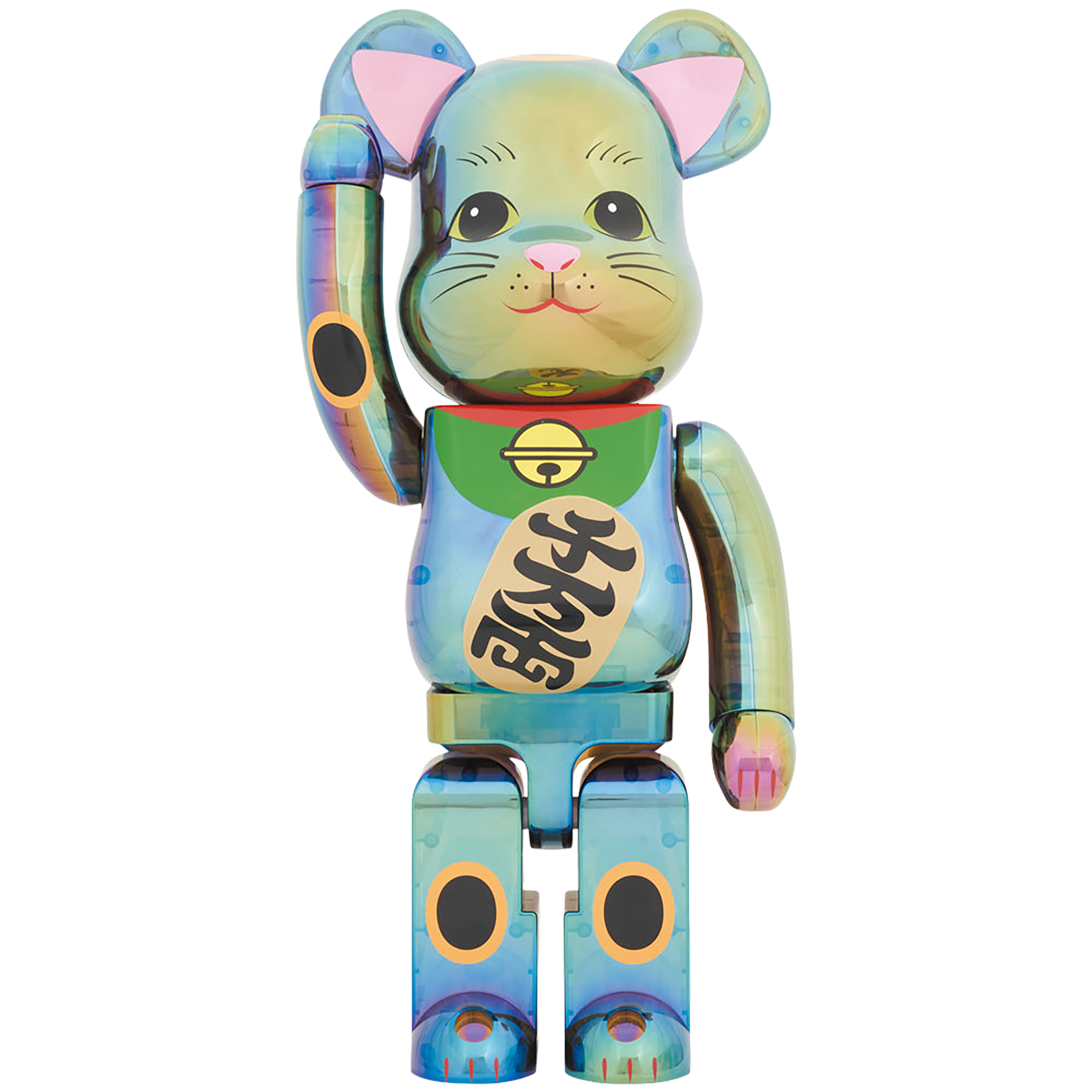 BE@RBRICK 招き猫 黒透明メッキ 1000％ | MEDICOM TOY OFFICIAL STORE
