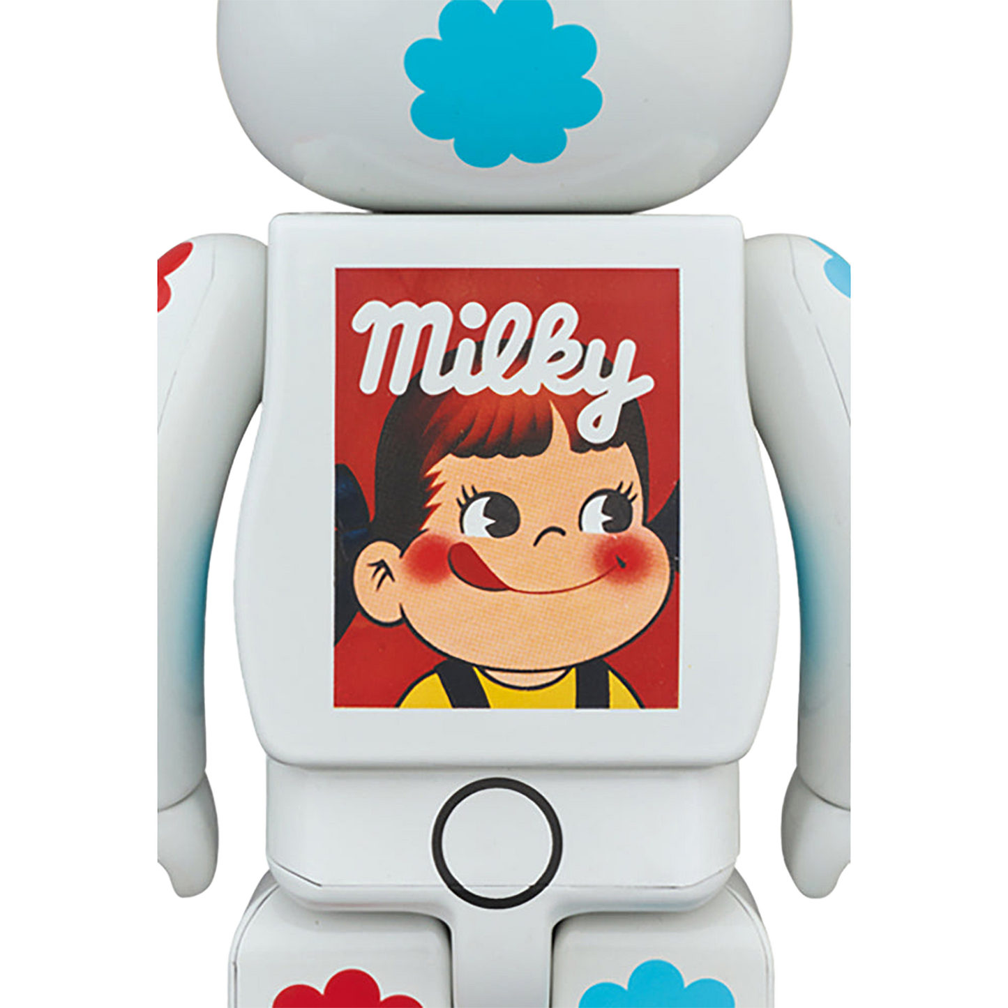 BE@RBRICK 着ぐるみ ペコちゃん ミルキー 白メッキ 100% & 400%
