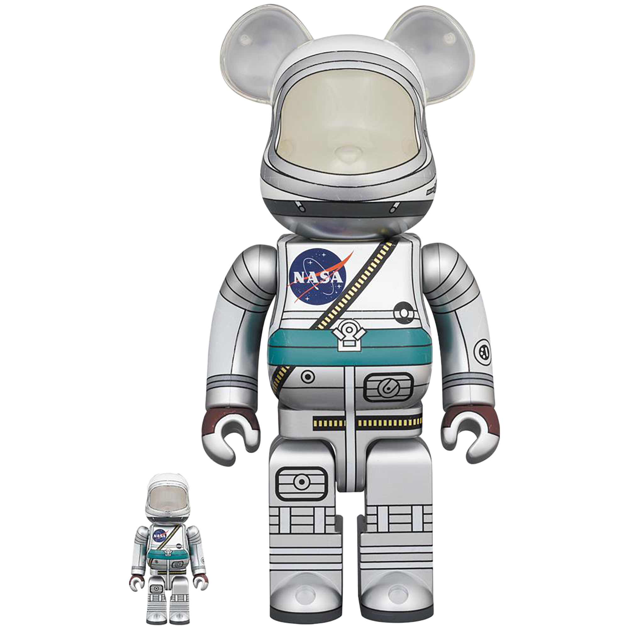 その他 Mercury Astronaut BE@RBRICK 100% & 400% BE@RBRICK PROJECT MERCURY ASTRONAUT 100％ & 400％ | MEDICOM TOY
