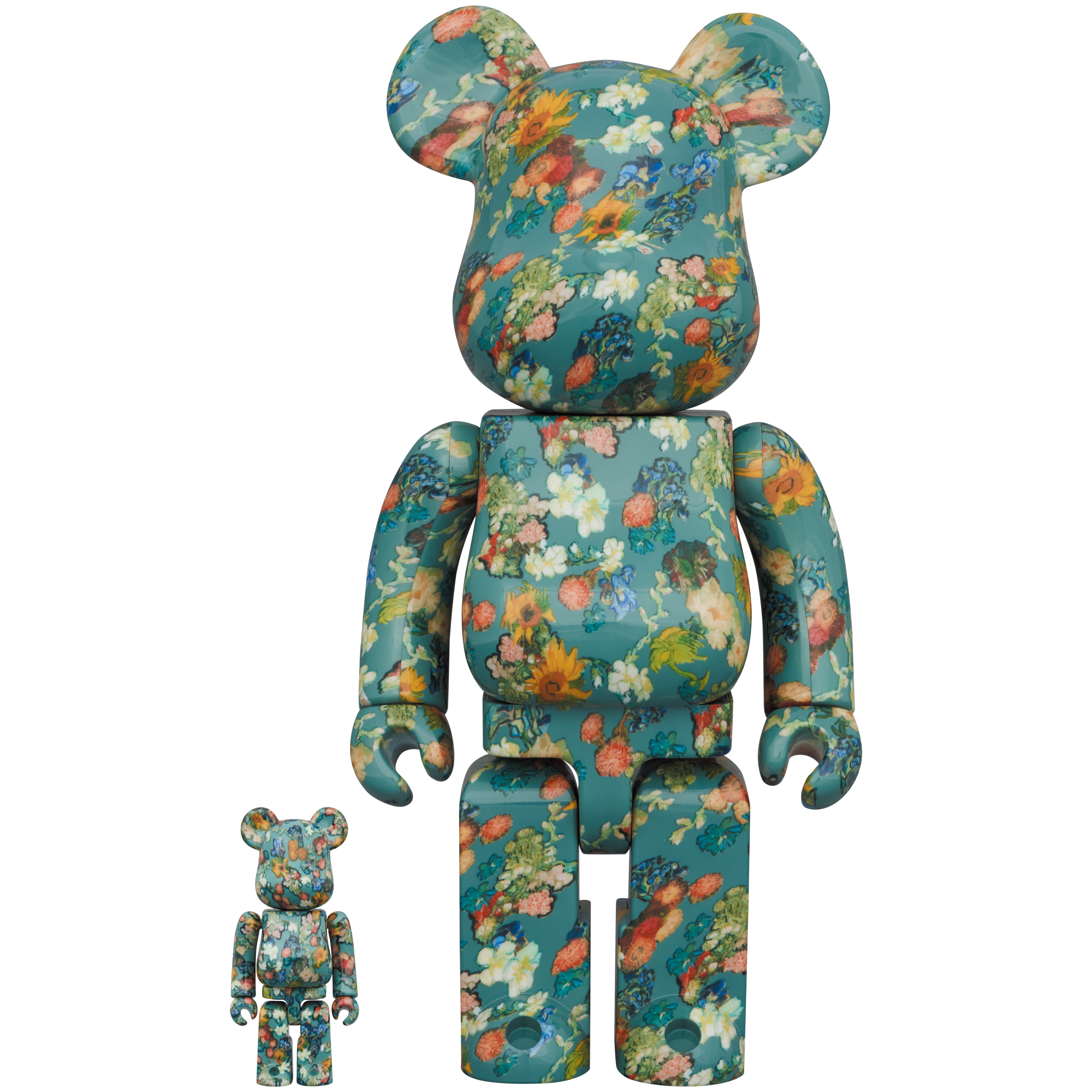 BE@RBRICK × Van Gogh Floral Pattern 50th BE@RBRICK × Van Gogh Museum Floral Pattern 50th Anniversary Design