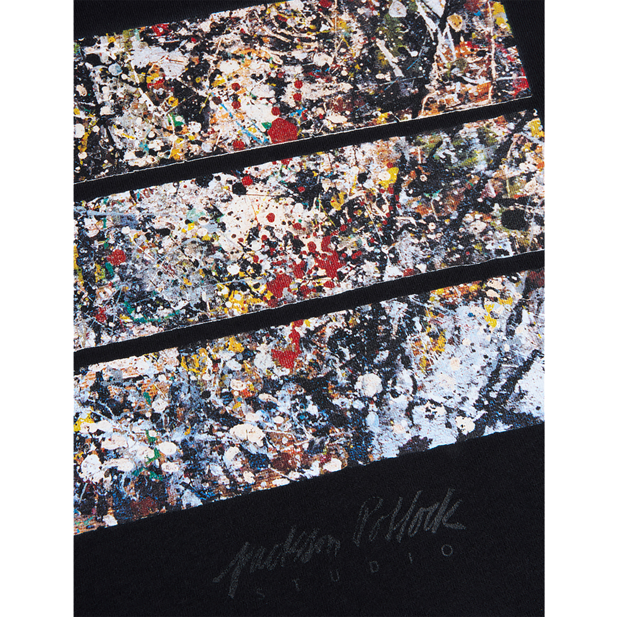 Jackson Pollock Studio CREWNECK SWEATSHIRT "Floor Boards 02"