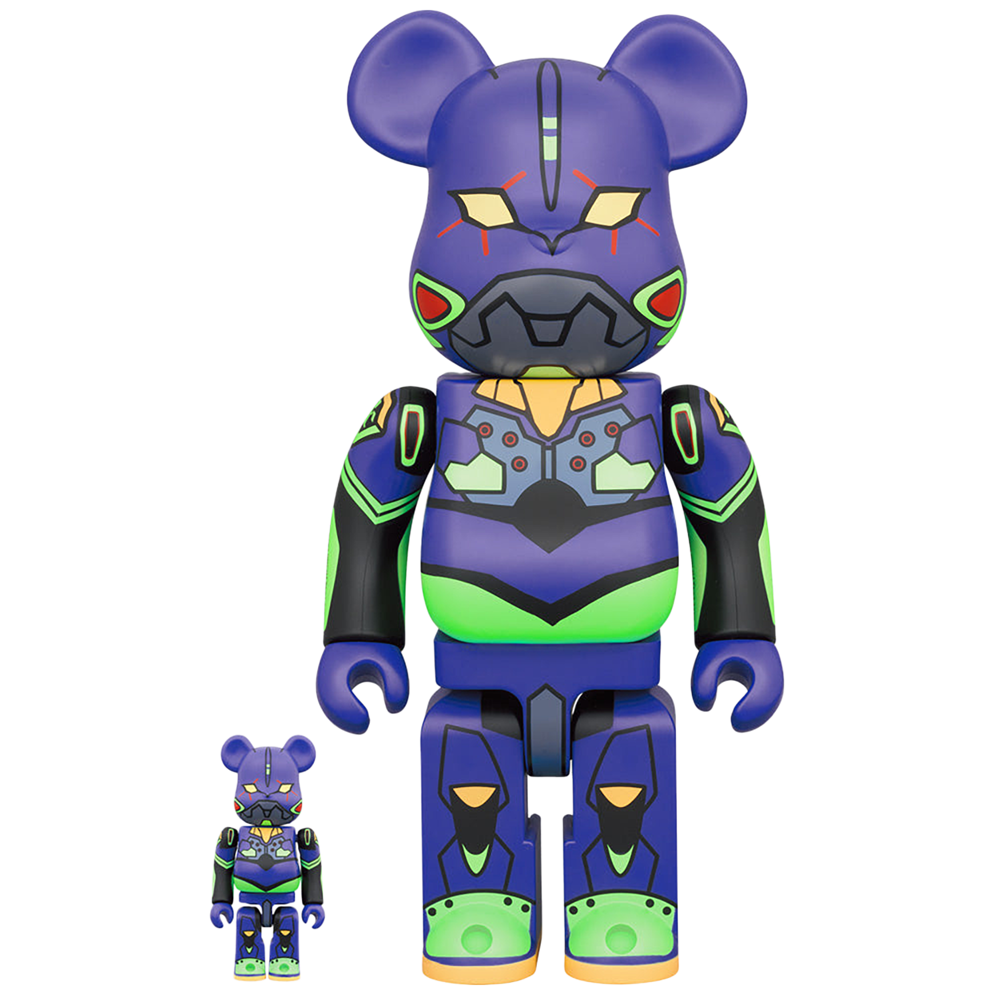 BE@RBRICK エヴァンゲリオン 初号機(新塗装版) 100％ & 400％ BE@RBRICK エヴァンゲリオン 初号機(新塗装版) 100％ & 400
