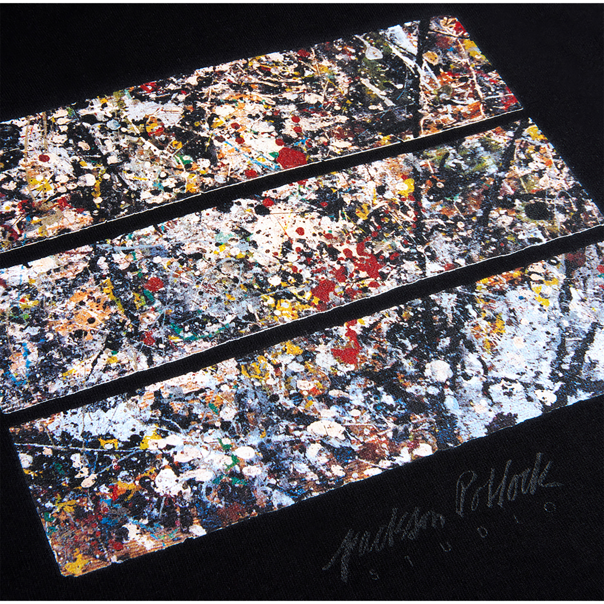 Jackson Pollock Studio PULLOVER HOODED "Floor Boards 02"
