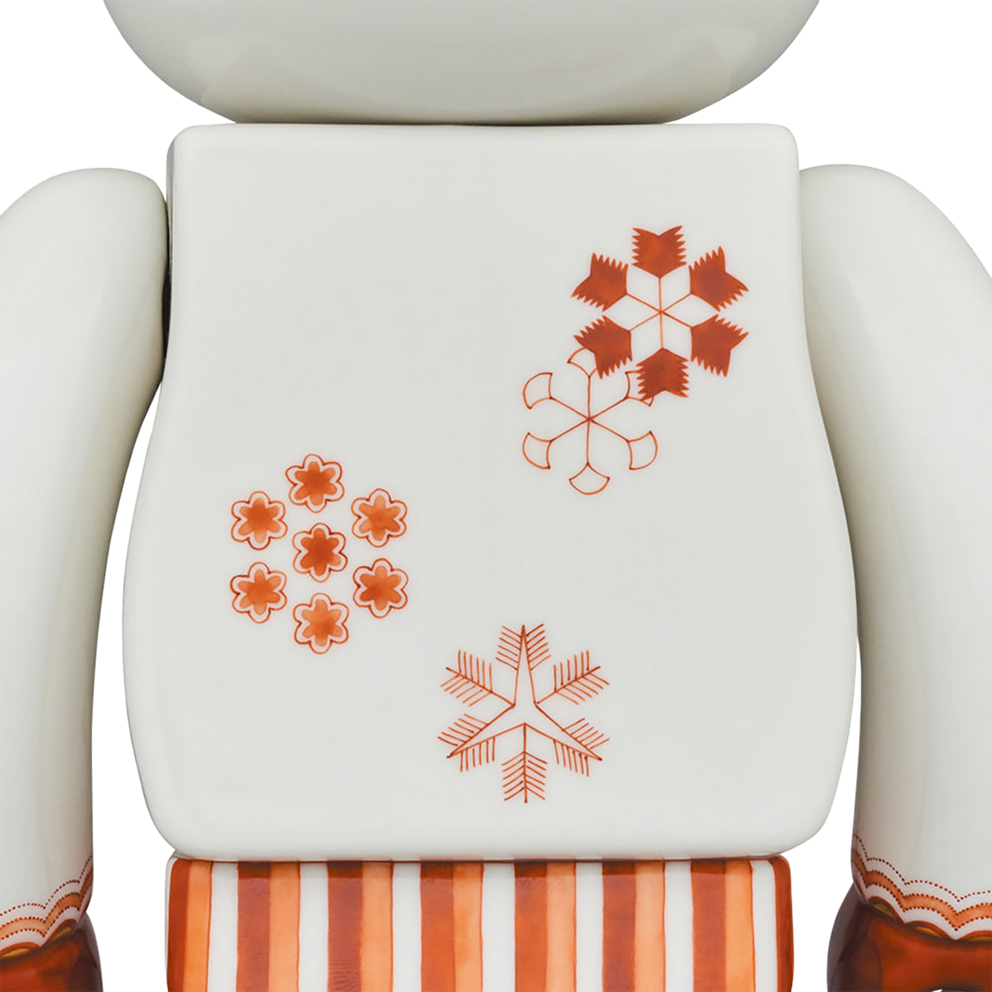 九谷BE@RBRICK 匠【赤絵雪華紋】 400%