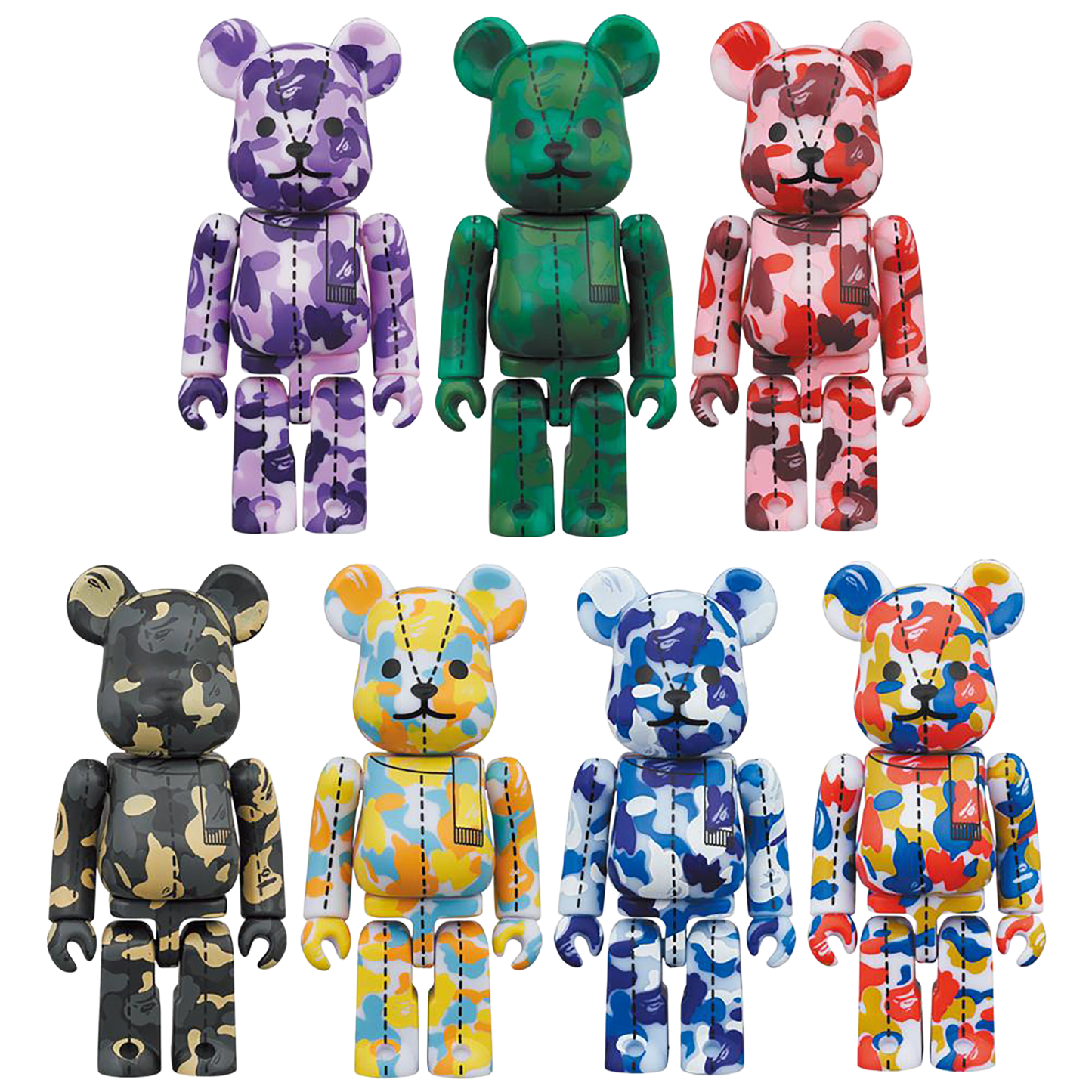 A BATHING APE(R) 28TH ANNIVERSARY BE@RBRICK BAPE CAMO #4