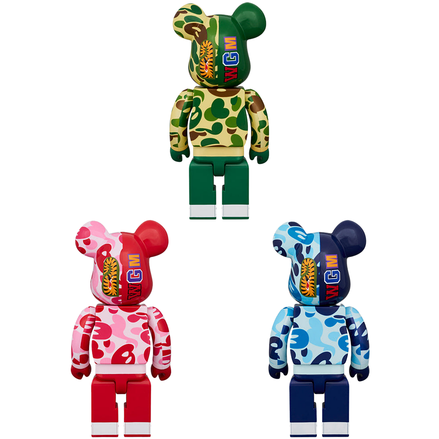 BE@RBRICK BABY MILO(R) CAMO SHARK 100% & 400%