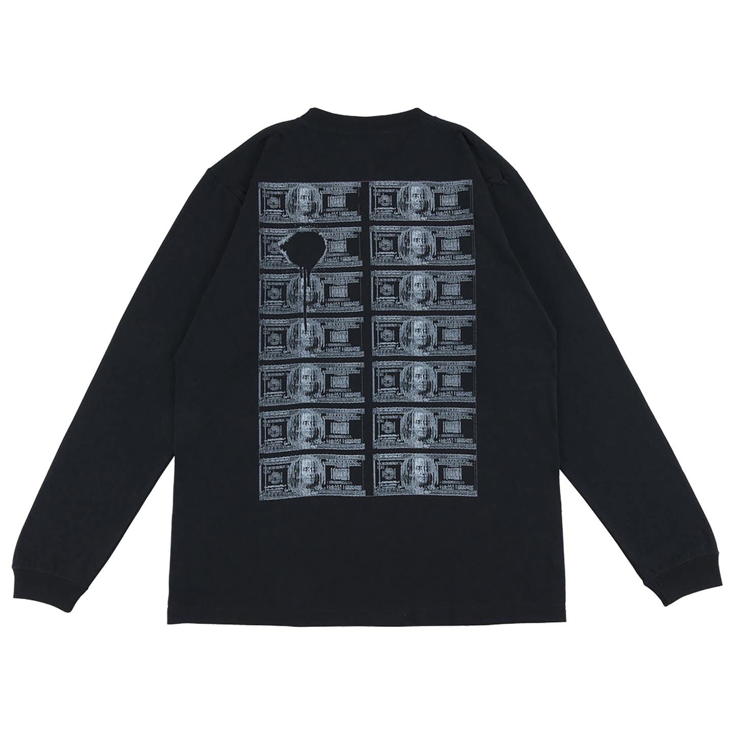 KOSUKE KAWAMURA LONG SLEEVE TEE "DOLLAR"