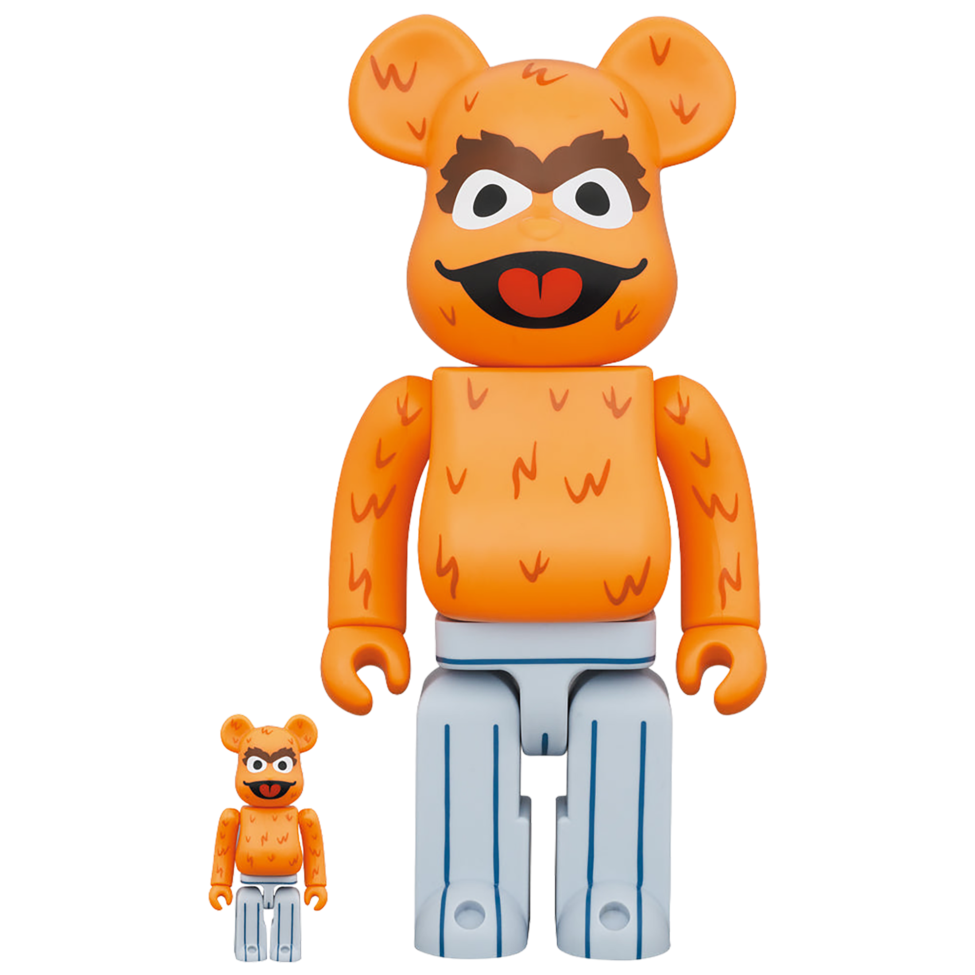 BE@RBRICK OSCAR THE GROUCH (The Original Orange Fur Ver.) 100