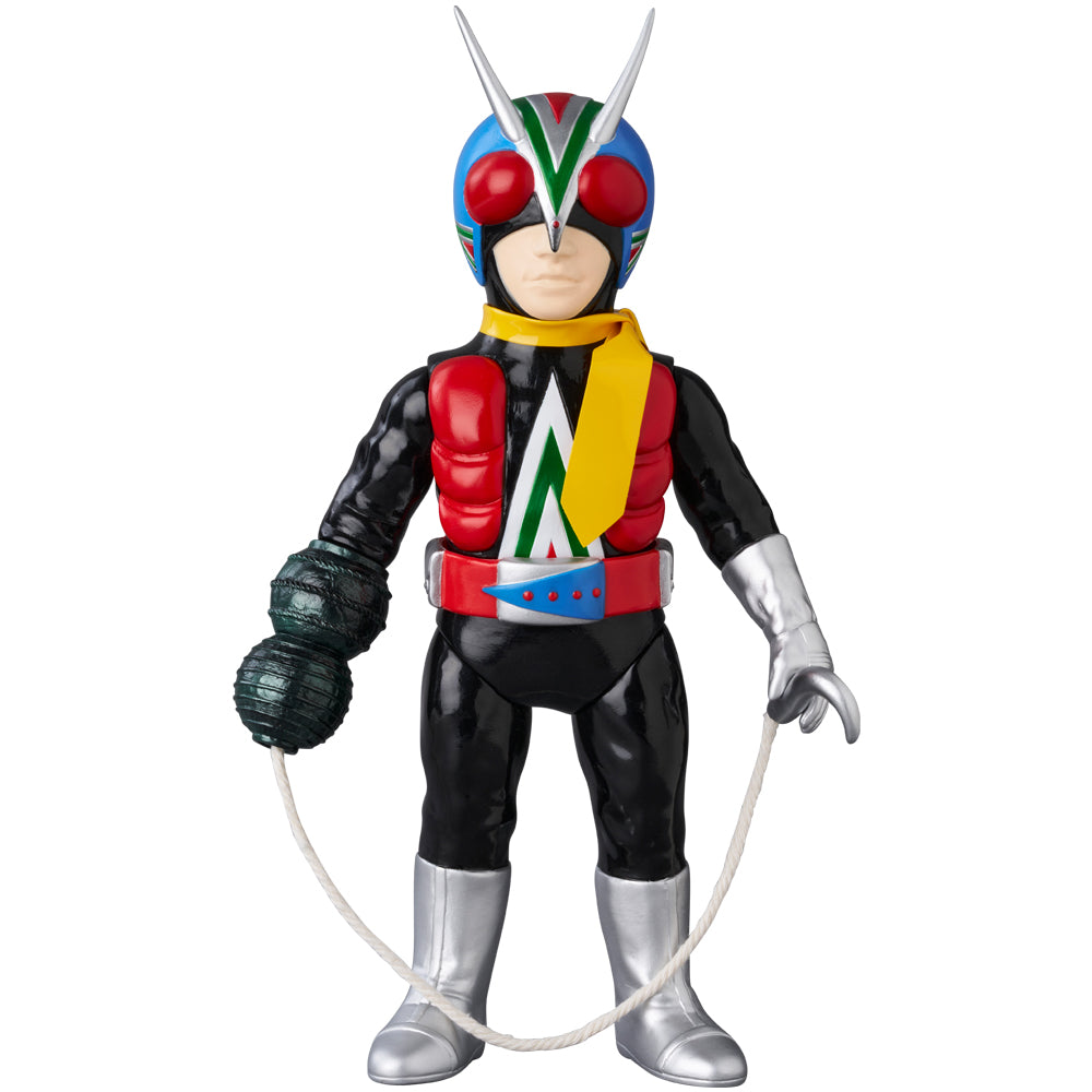 東映レトロソフビコレクション ライダーマン ロープアームひも付きVer. V3 ライダーマン(ロープアームひも付きVer.) | MEDICOM TOY OFFICIAL STORE