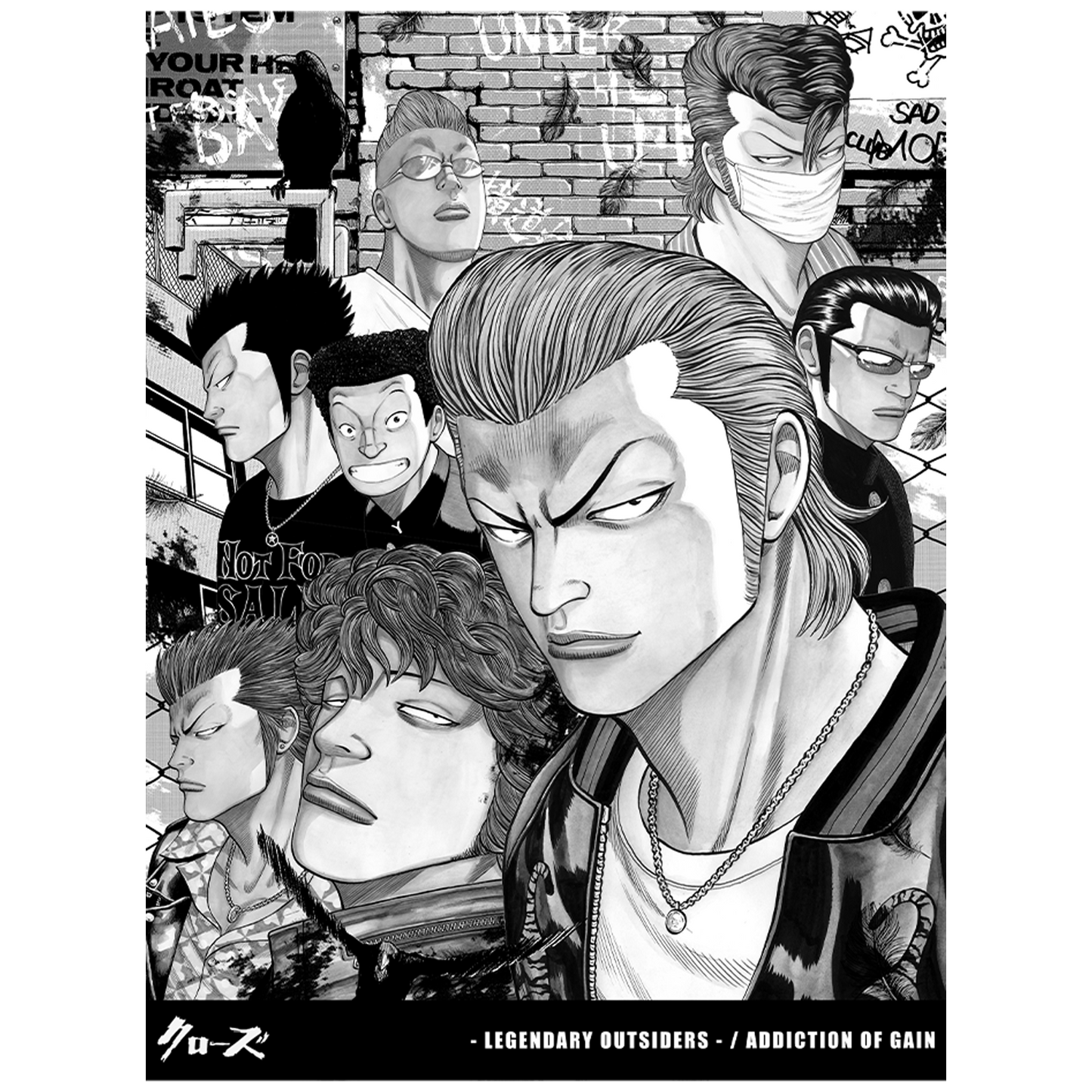 『CROWS - Legendary Outsiders - 』 鈴蘭ver. Tシャツ_1