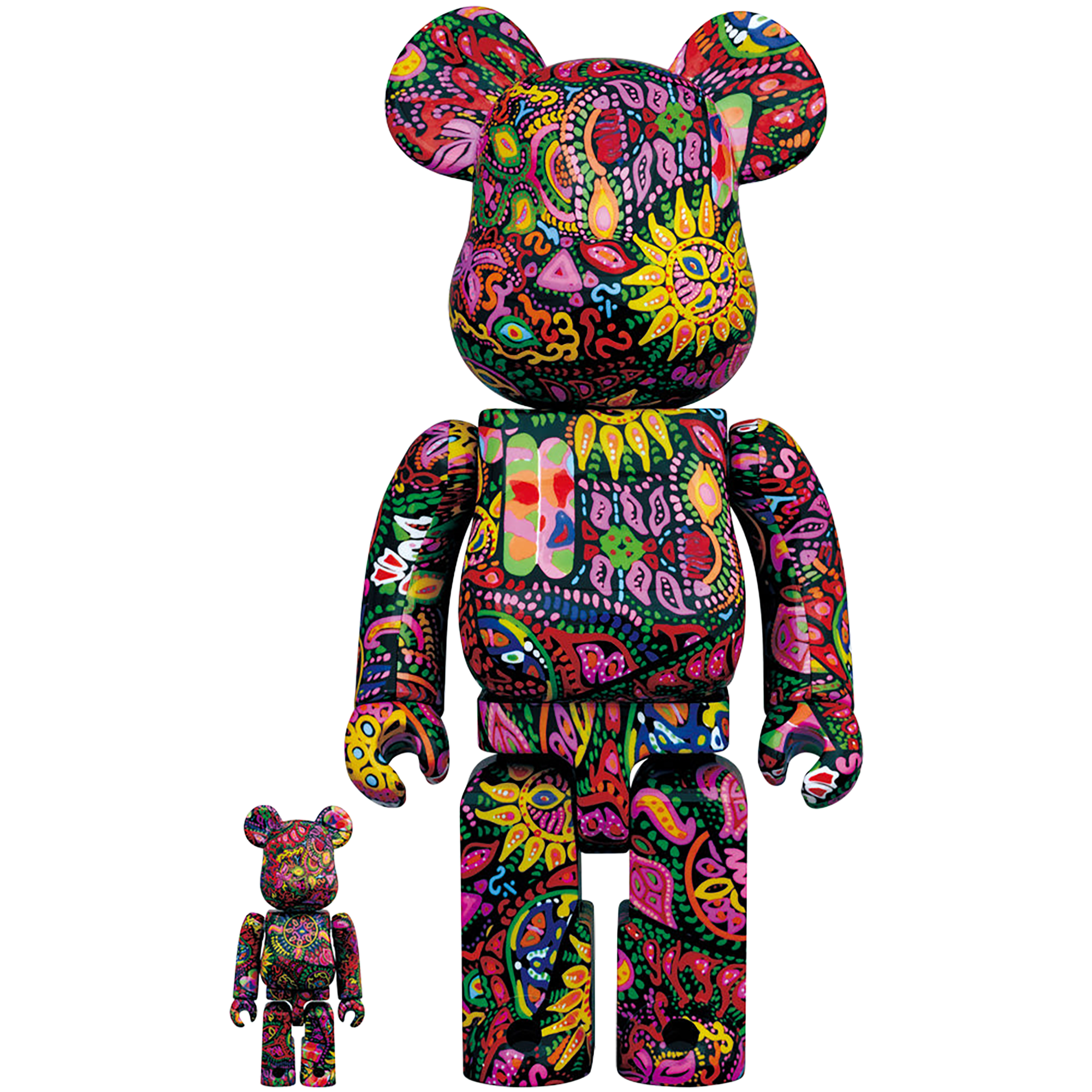 BE@RBRICK Psychedelic Paisley 100％ & 400％ | MEDICOM TOY OFFICIAL