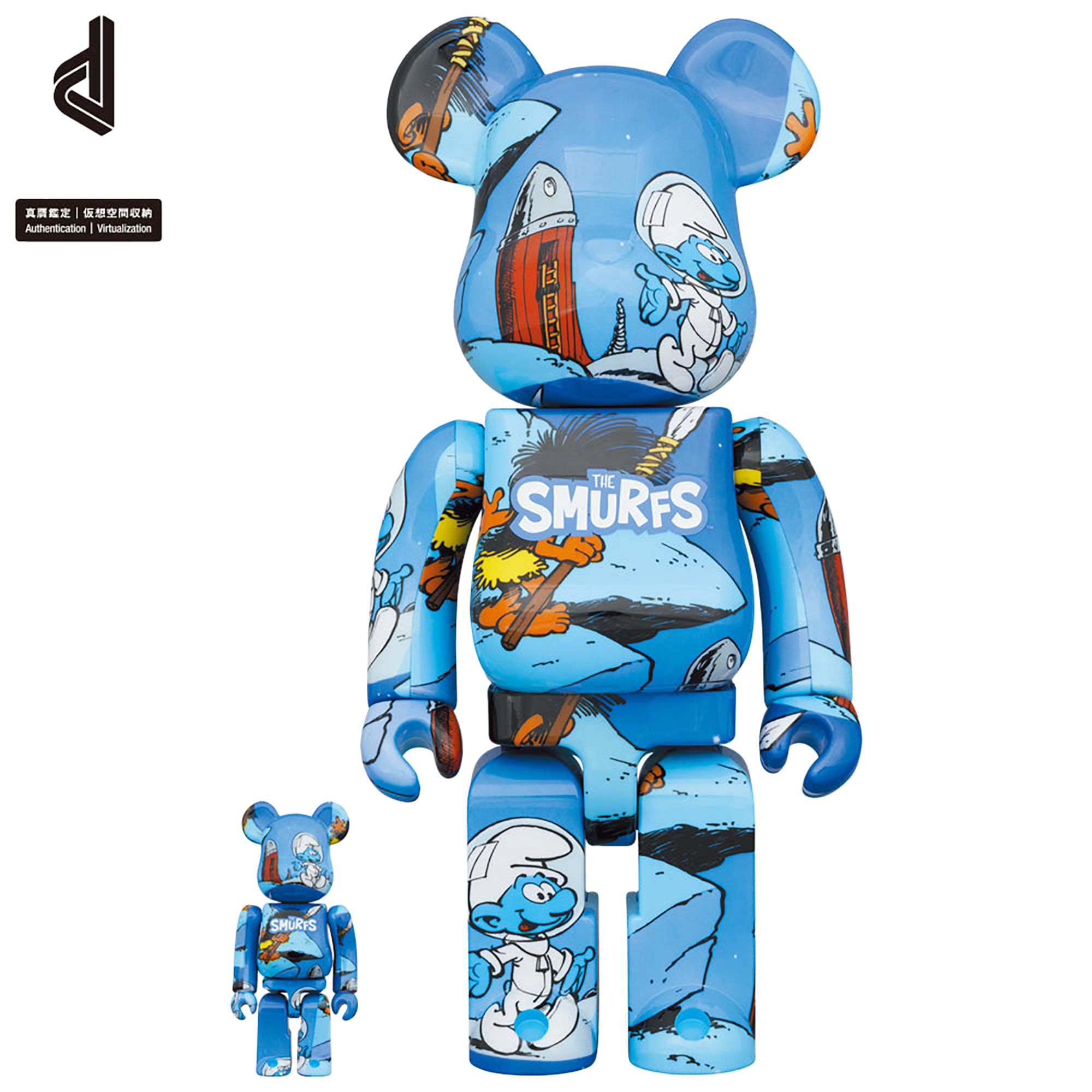 BE@RBRICK The Smurfs 「The Astrosmurf」100％ & 400％ | MEDICOM TOY