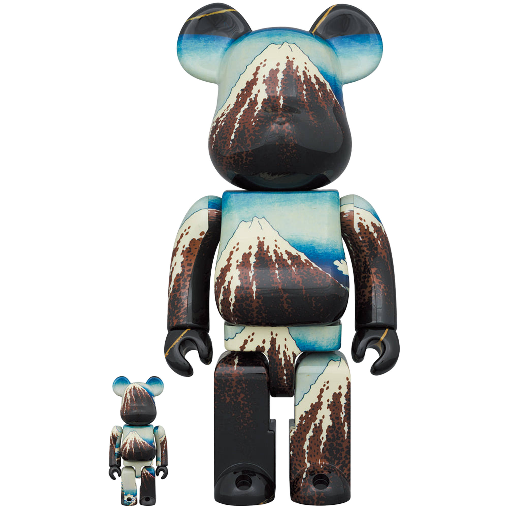BE@RBRICK 葛飾北斎 「冨嶽三十六景 山下白雨」100% & 400 BE@RBRICK 葛飾北斎 「冨嶽三十六景 山下白雨」100% & 400