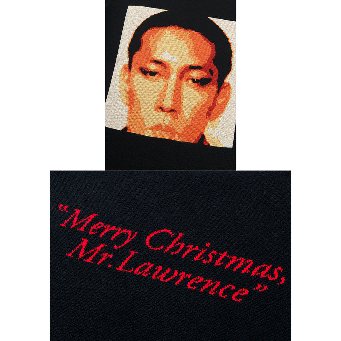 MLE Ryuichi Sakamoto 「Merry Christmas Mr.Lawrence」 Crew Neck Sweater《Planned to be shipped in late December 2025 / Order period is until September 27》
