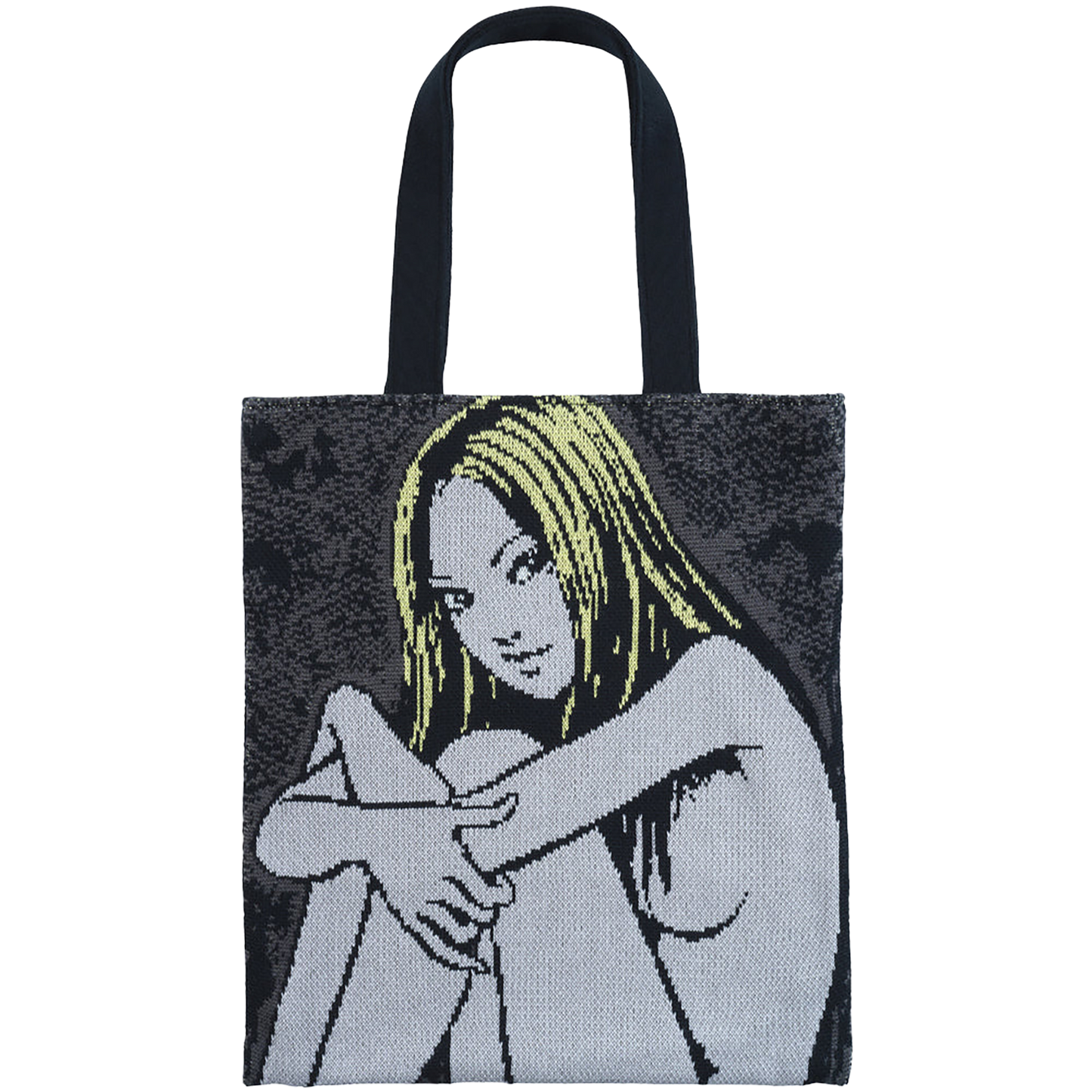 MLE KNIT GANG COUNCIL × Tomie KNIT TOTE BAG "Tomie D"《Planned to be shipped in late December 2025 / Order period is until October 26》