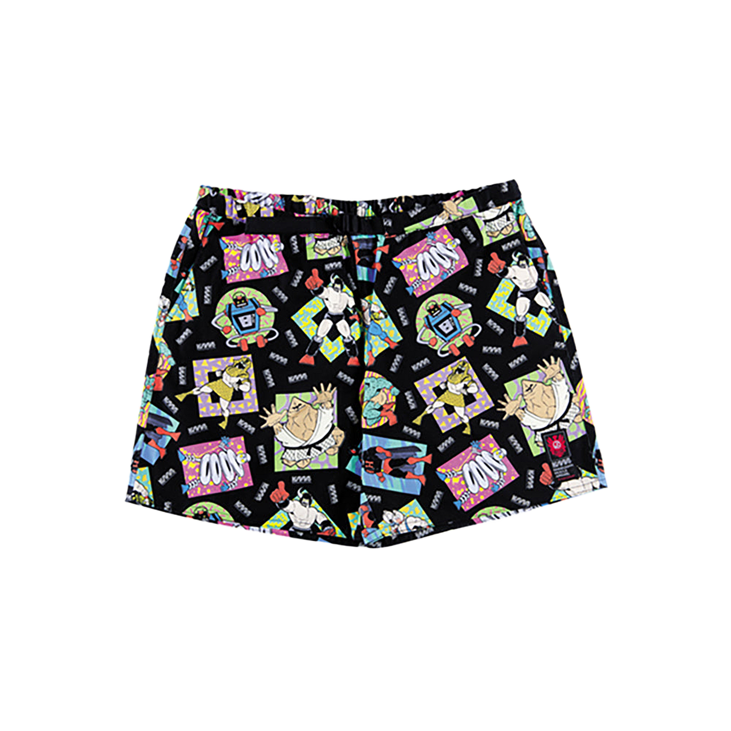 MLE KINNIKUMAN シリーズ KINNIKUMAN SHORT PANTS WHITE/BLACK