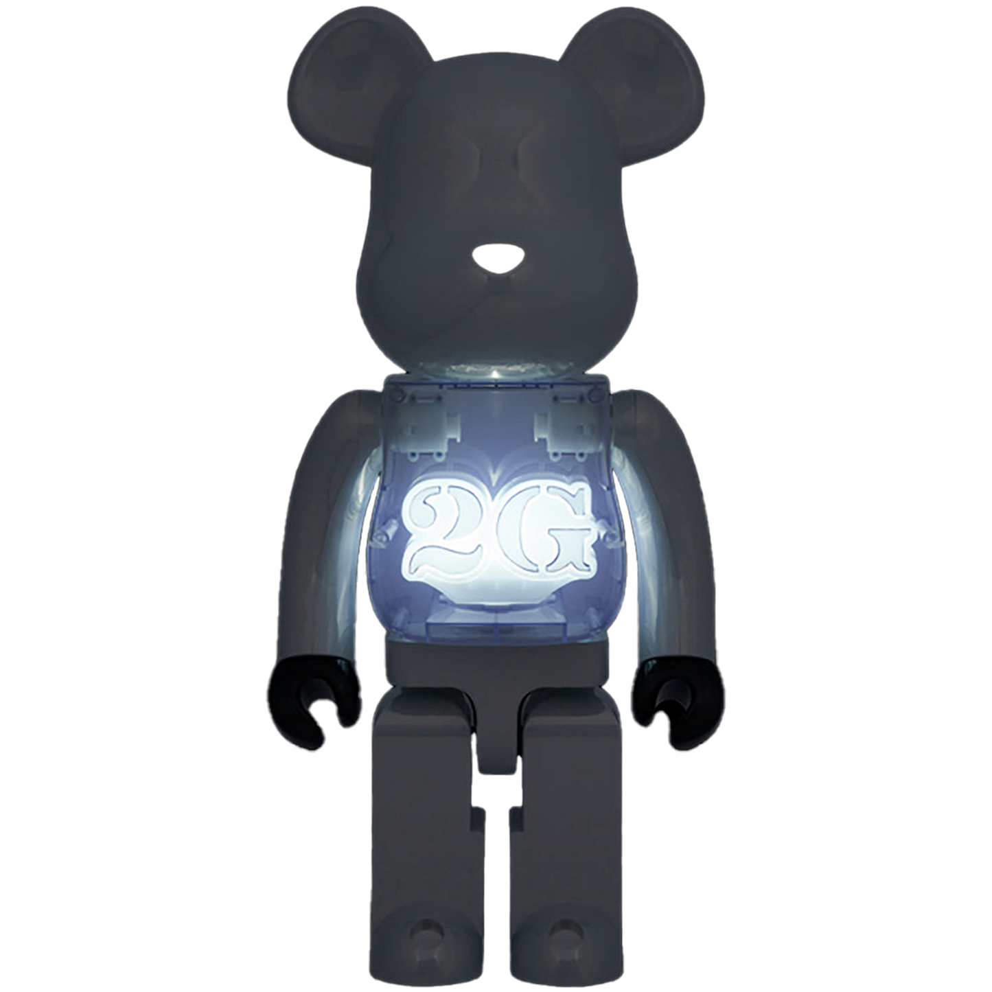 BE@RBRICK 2G WHITE CHROME 1000%