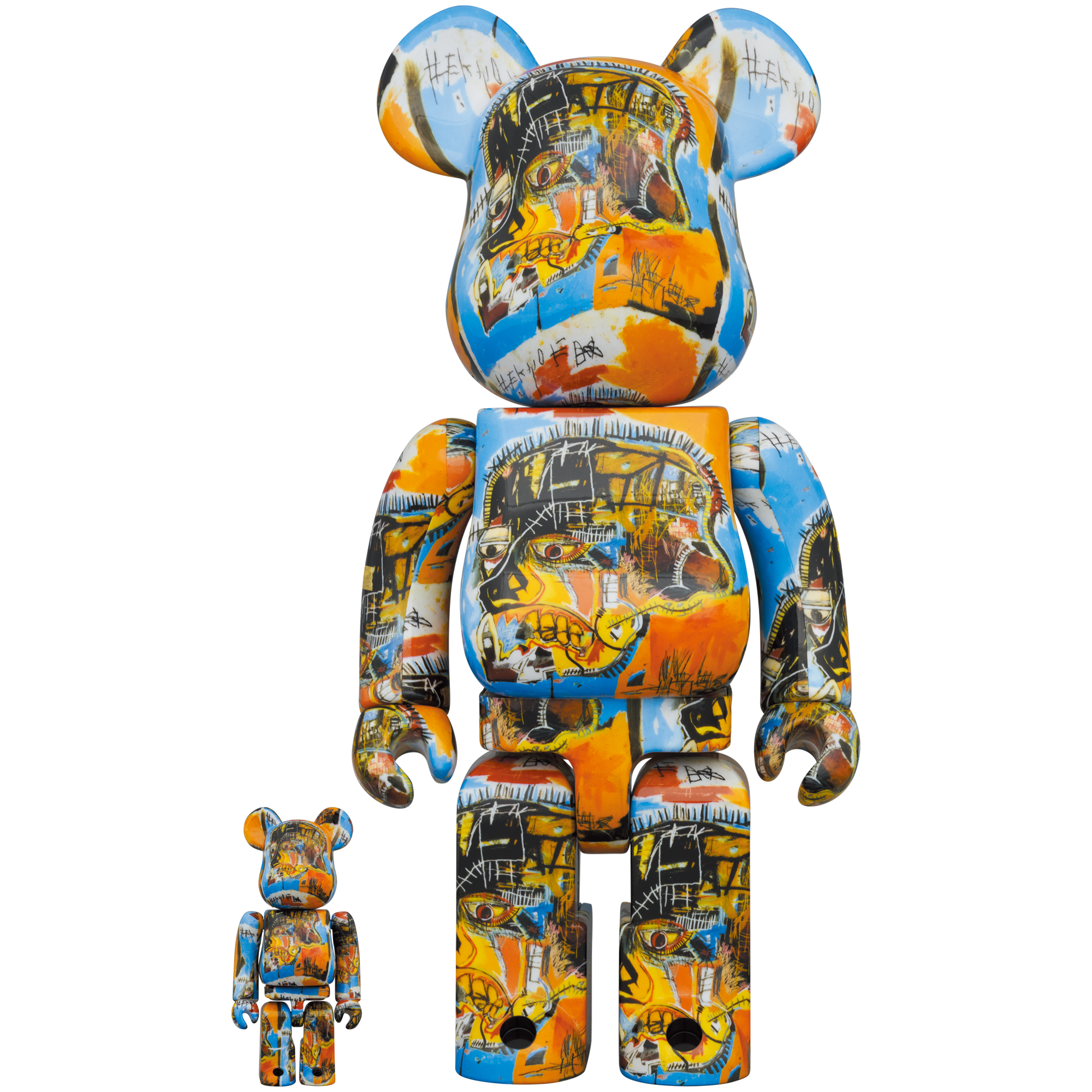BE@RBRICK JEAN-MICHEL BASQUIAT #10 100% & 400% | MEDICOM TOY BE@RBRICK JEAN-MICHEL BASQUIAT #10 100% & 400% | MEDICOM TOY