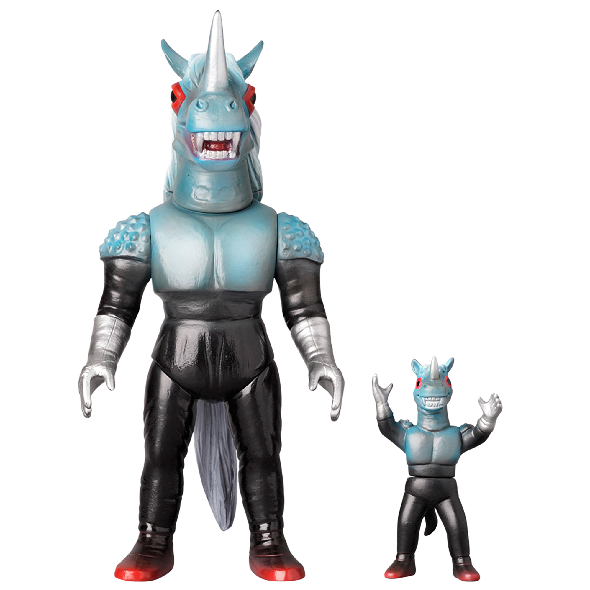 東映レトロソフビ　キカイダー　ブラックホース ブラックホース(新色)+ミニソフビ (人造人間キカイダーより) | MEDICOM