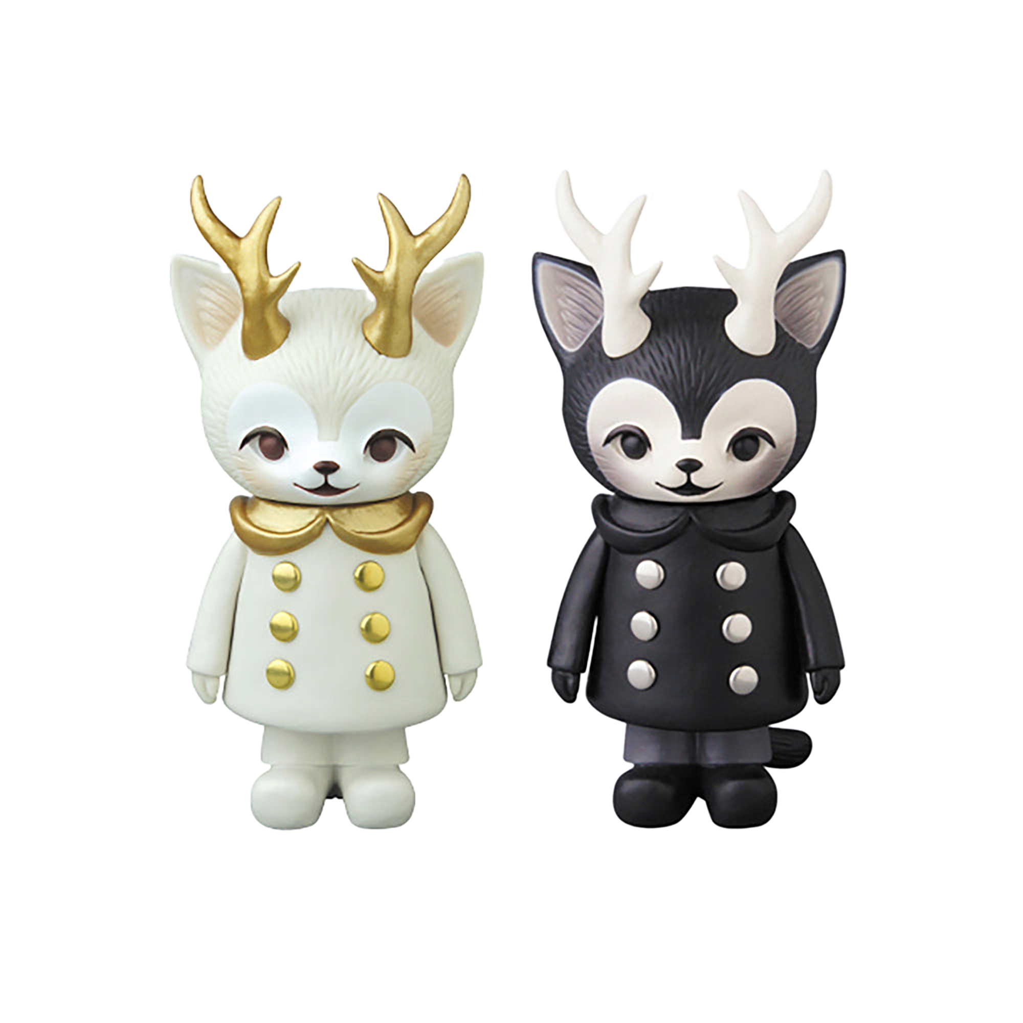 MORRIS ひなたかほりモリス つのねこ WHITE BLACK WHITE MORRIS BLACK MORRIS | MEDICOM TOY OFFICIAL STORE