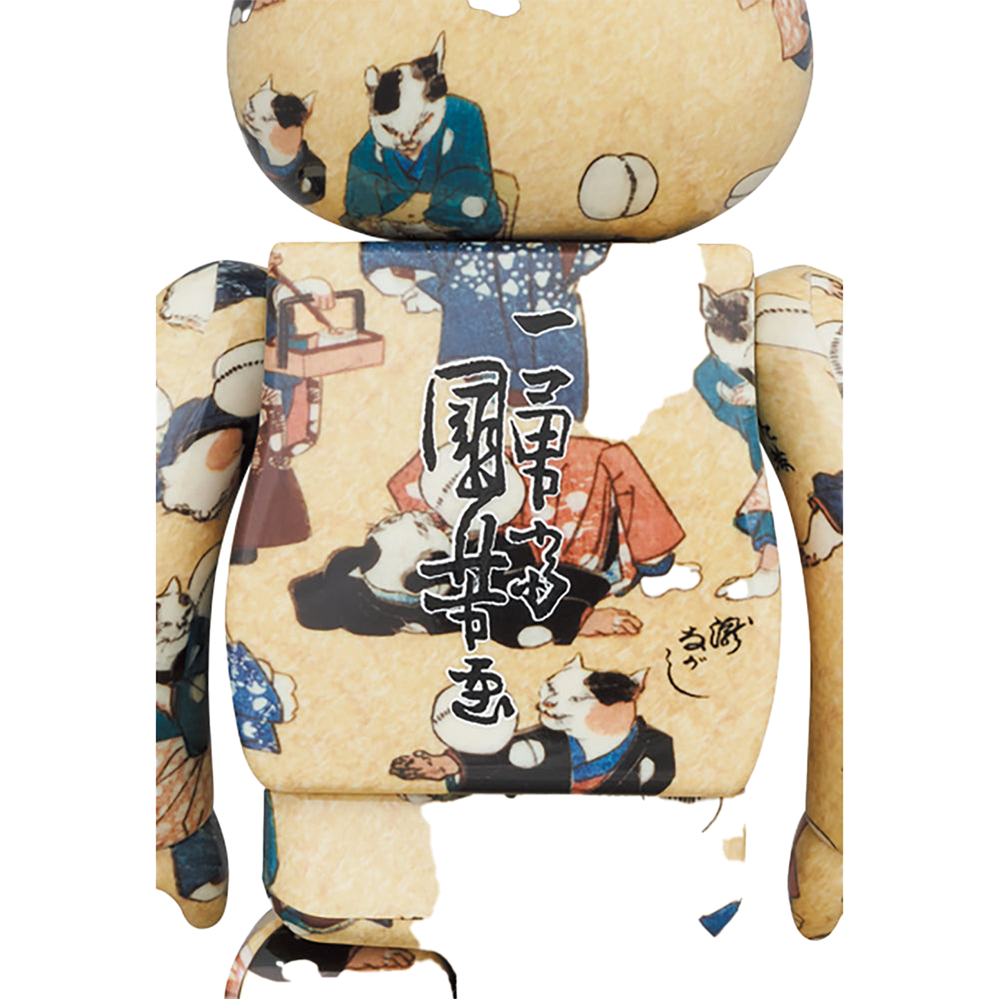 BE@RBRICK 歌川国芳 「流行猫の曲鞠」100% & 400%