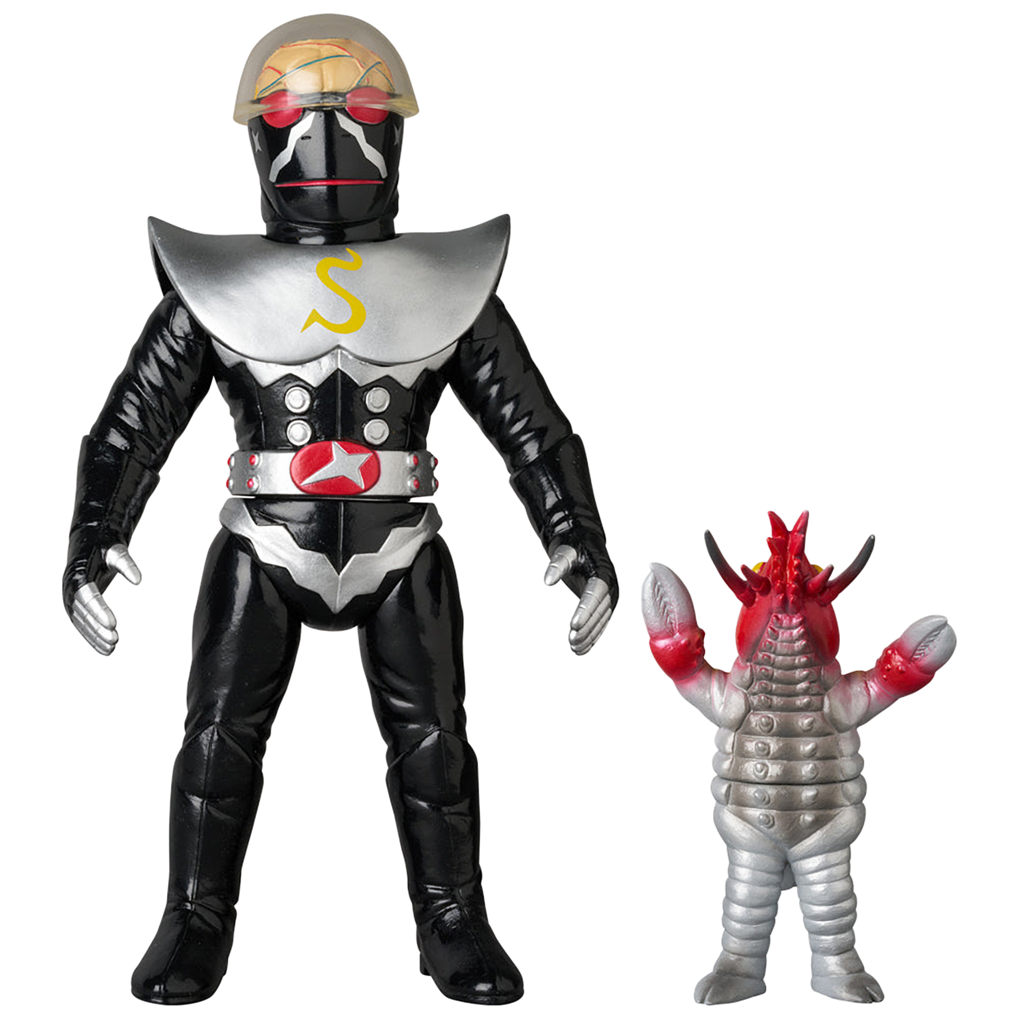 シルバーハカイダー(新色)+ミニギンエビ | MEDICOM TOY OFFICIAL STORE シルバーハカイダー(新色)+ミニギンエビ | MEDICOM TOY OFFICIAL STORE