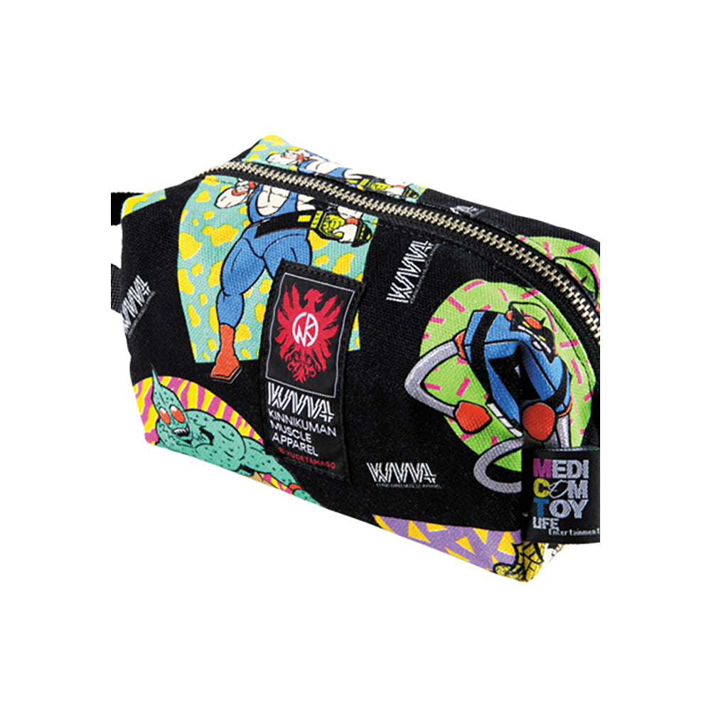 MLE KINNIKUMAN シリーズ KINNIKUMAN TRAVEL POUCH WHITE/BLACK_2