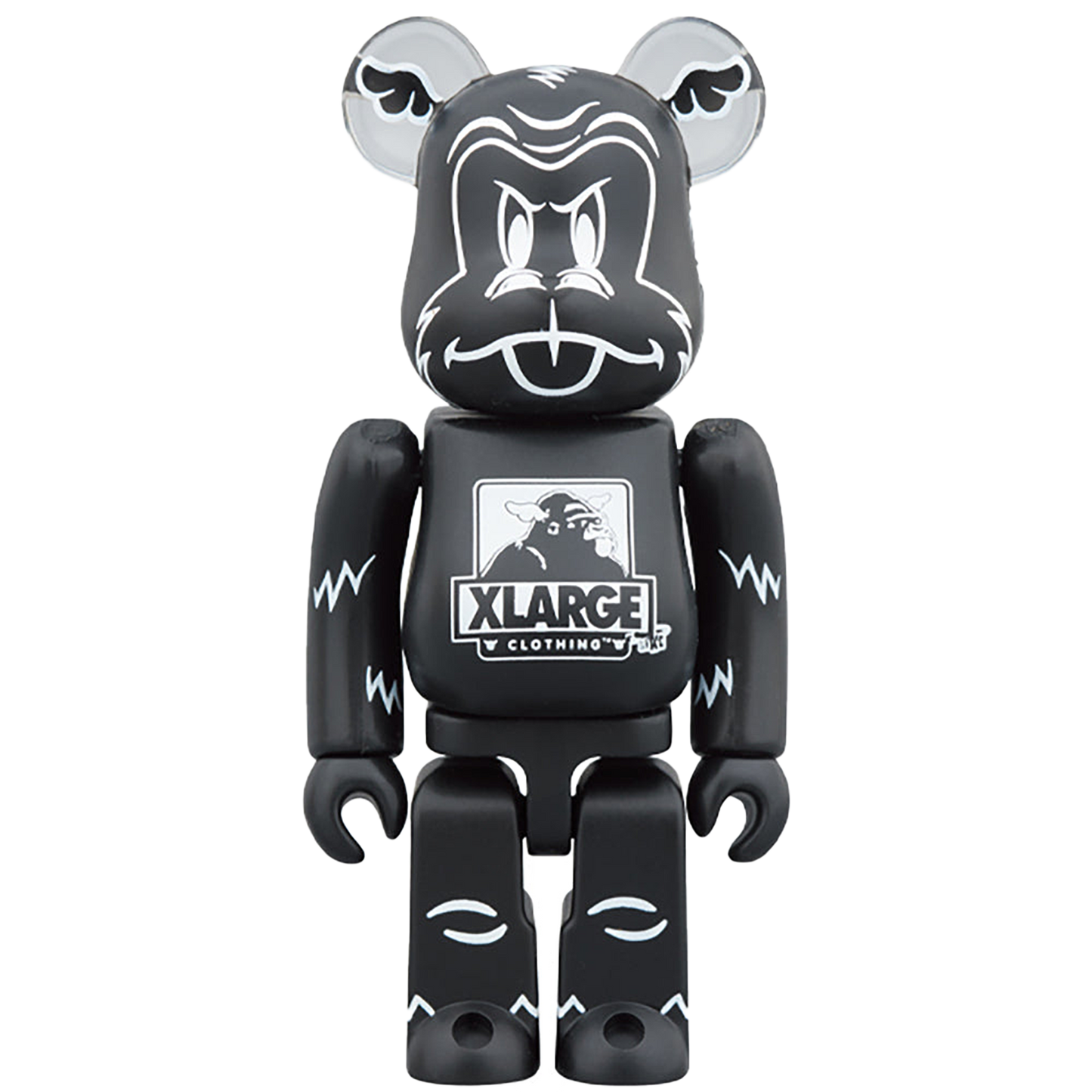 BE@RBRICK XLARGE × D*Face 100% & 400% BROWN/BLACK