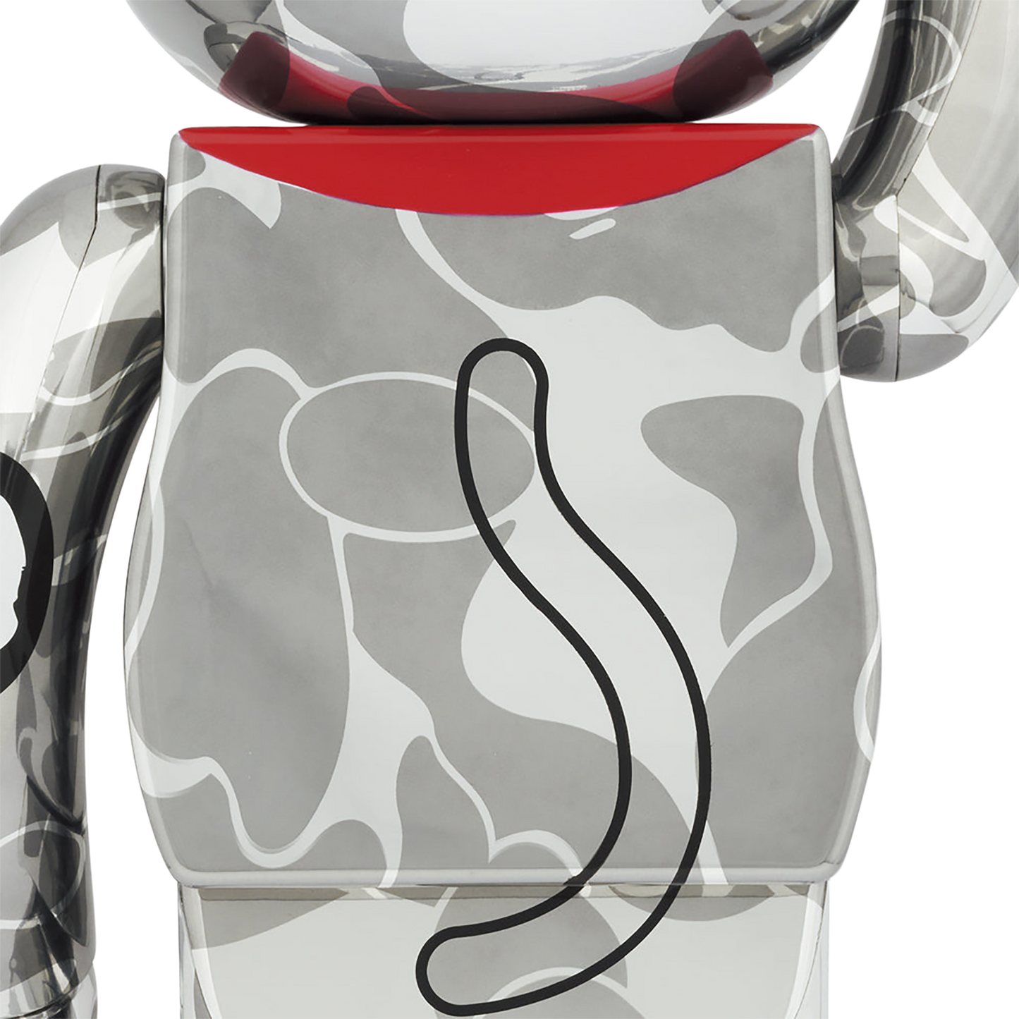 BE@RBRICK BAPE(R) Maneki Neko Silver Plated 1000%