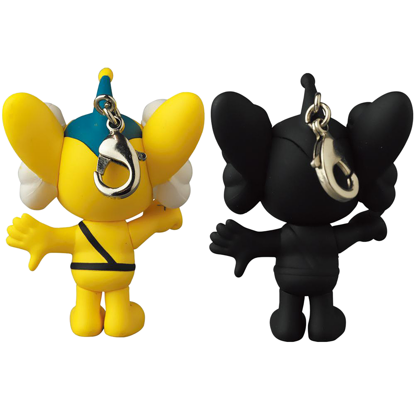 KAWS JPP KEYHOLDER YELLOW/BLACK