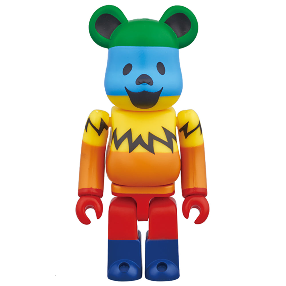 BE@RBRICK GRATEFUL DEAD DANCING BEAR RAINBOW Ver.100%_0
