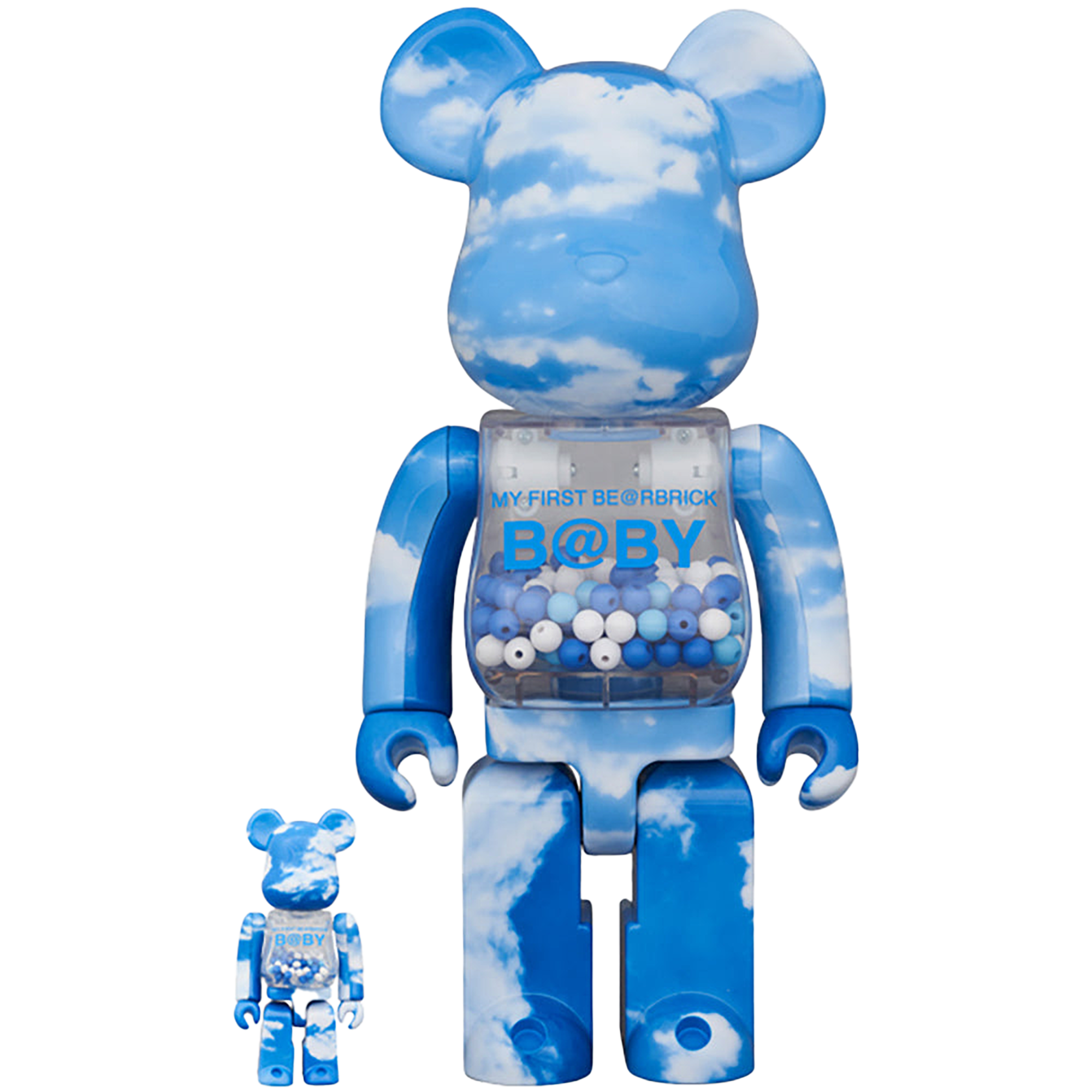 MY FIRST BE@RBRICK B@BY BLUE SKY Ver.100％ & 400％ | MEDICOM TOY