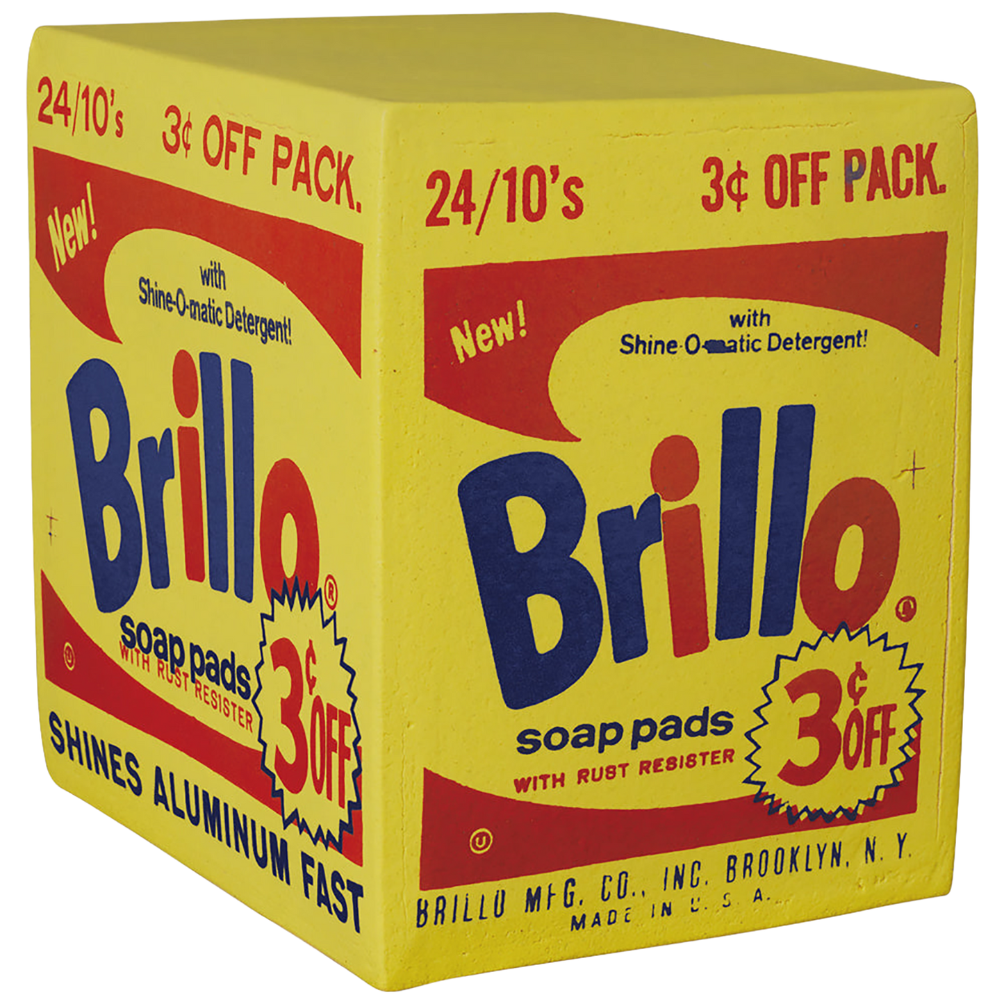 CERAMICK Andy Warhol Brillo box Yellow