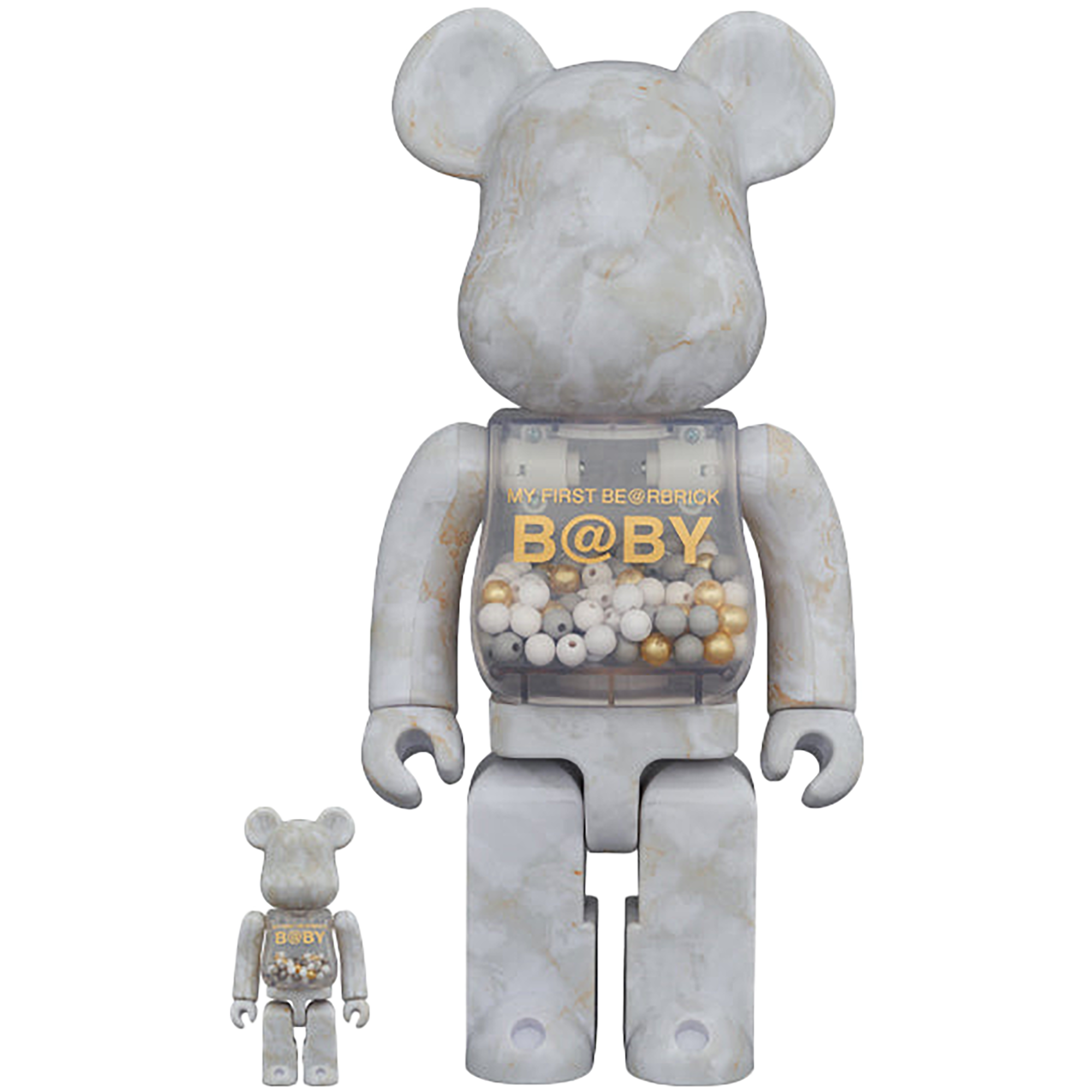 MY FIRST BE@RBRICK B@BY MARBLE(大理石) Ver. 100% & 400 MY FIRST BE@RBRICK B@BY MARBLE(大理石) Ver. 100% & 400