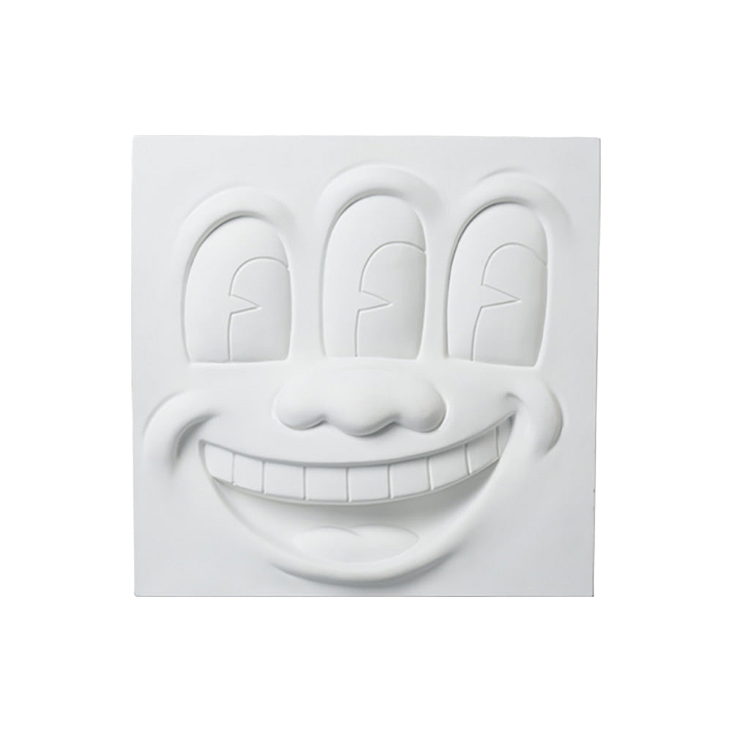 Three Eyed Smiling Face STATUE WHITE Ver.
