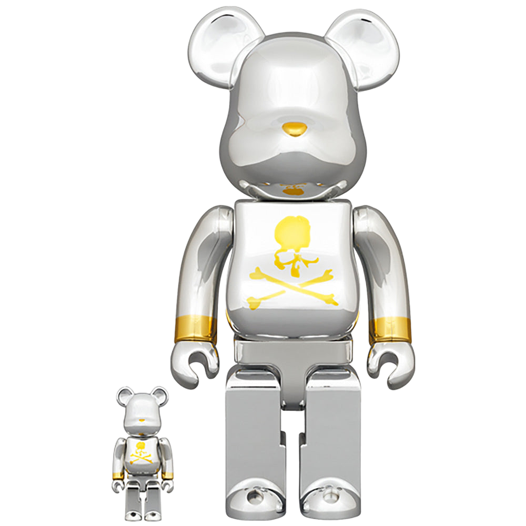 BE@RBRICK mastermind JAPAN SILVER 100％ & 400％ | MEDICOM TOY