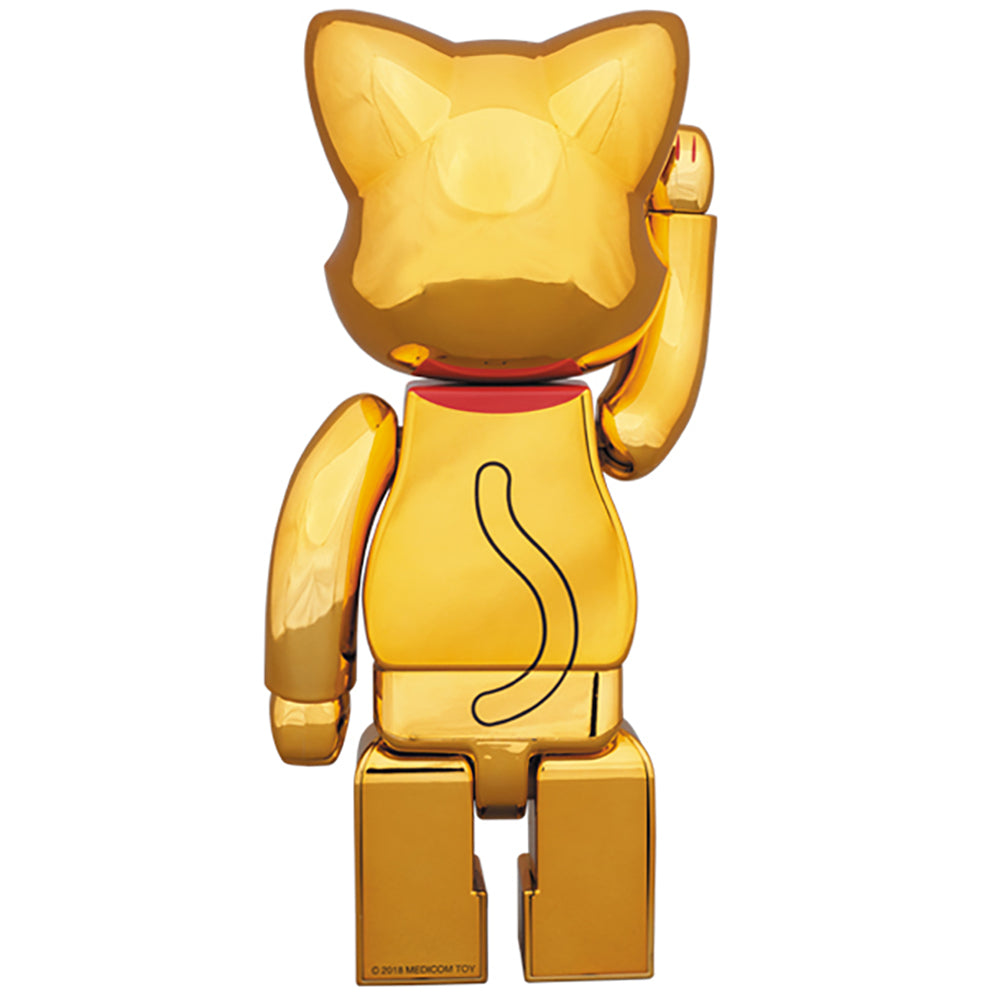 NY@BRICK 招き猫 金メッキ弐 400%_1