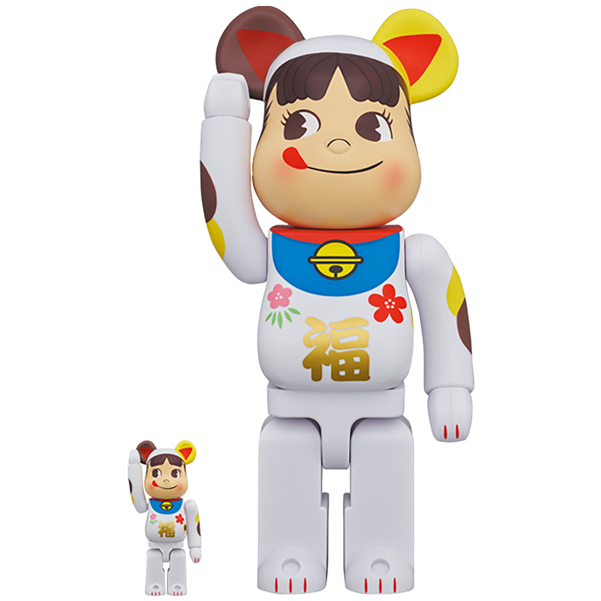 BE@RBRICK 招き猫 ペコちゃん 福 100% & 400% | MEDICOM TOY BE@RBRICK 招き猫 ペコちゃん 福 100% & 400% | MEDICOM TOY