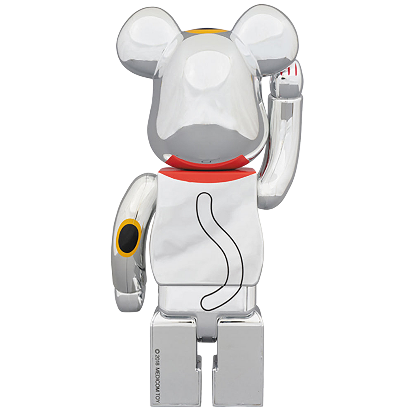 BE@RBRICK 招き猫 銀メッキ参 400%