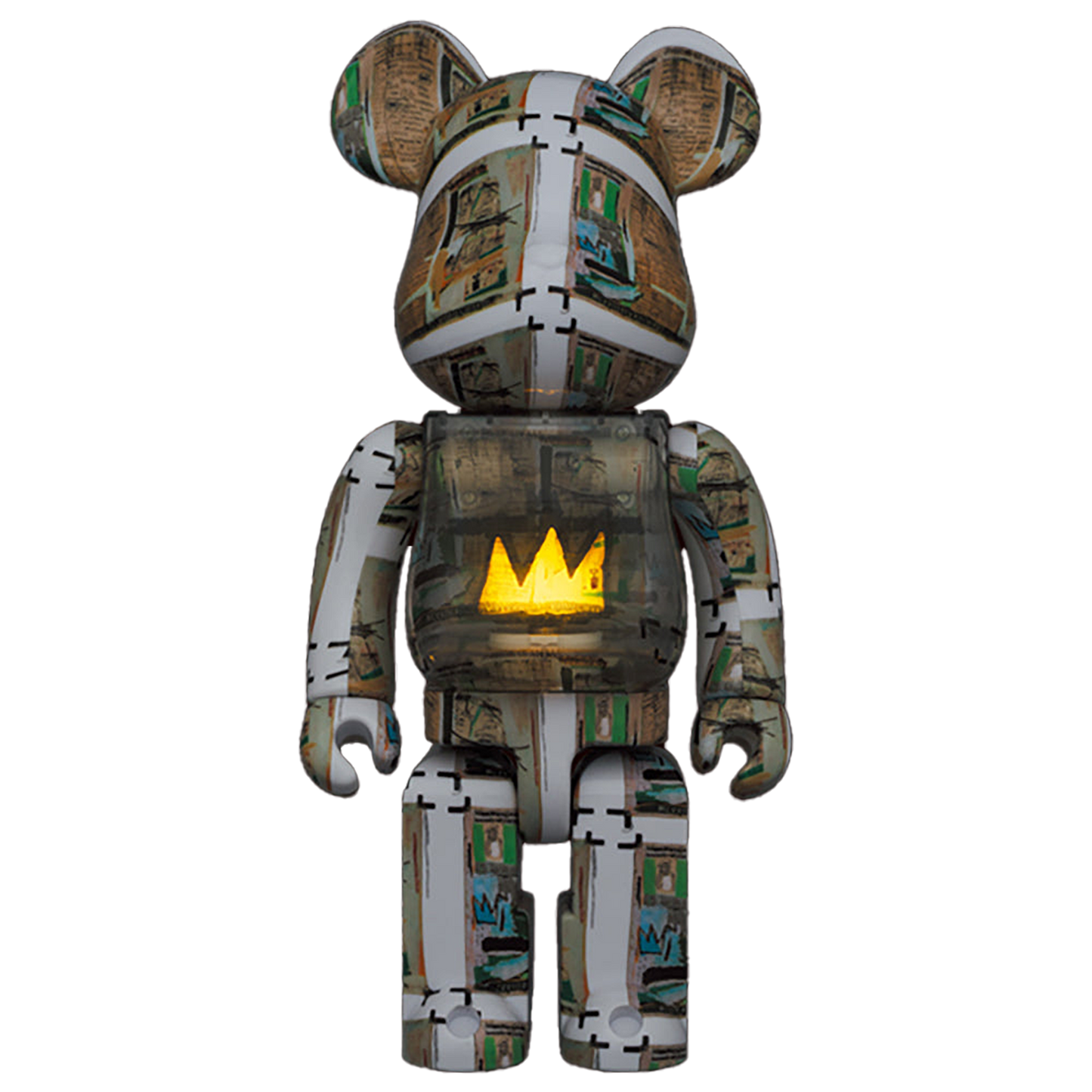 BE@RBRICK Jean-Michel Basquiat "King Pleasure" 100% & 400%