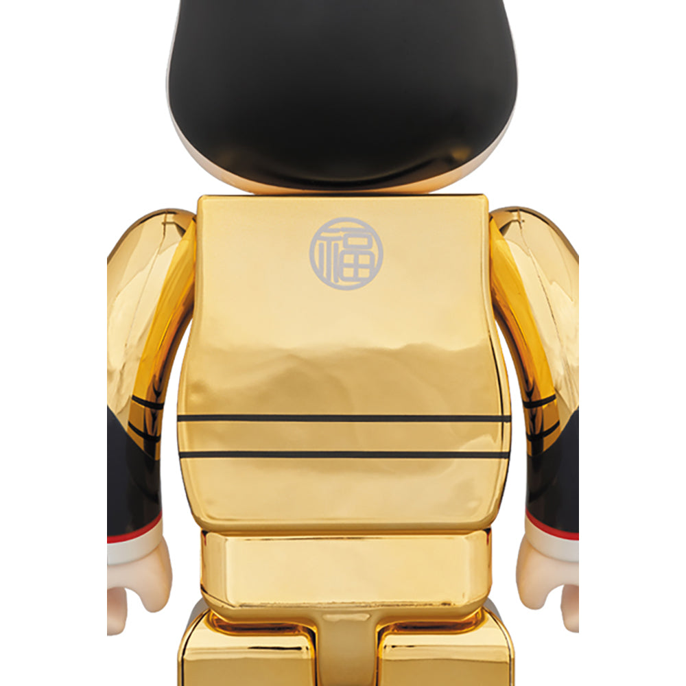 福助 BE@RBRICK 金メッキ 100% & 400%_3