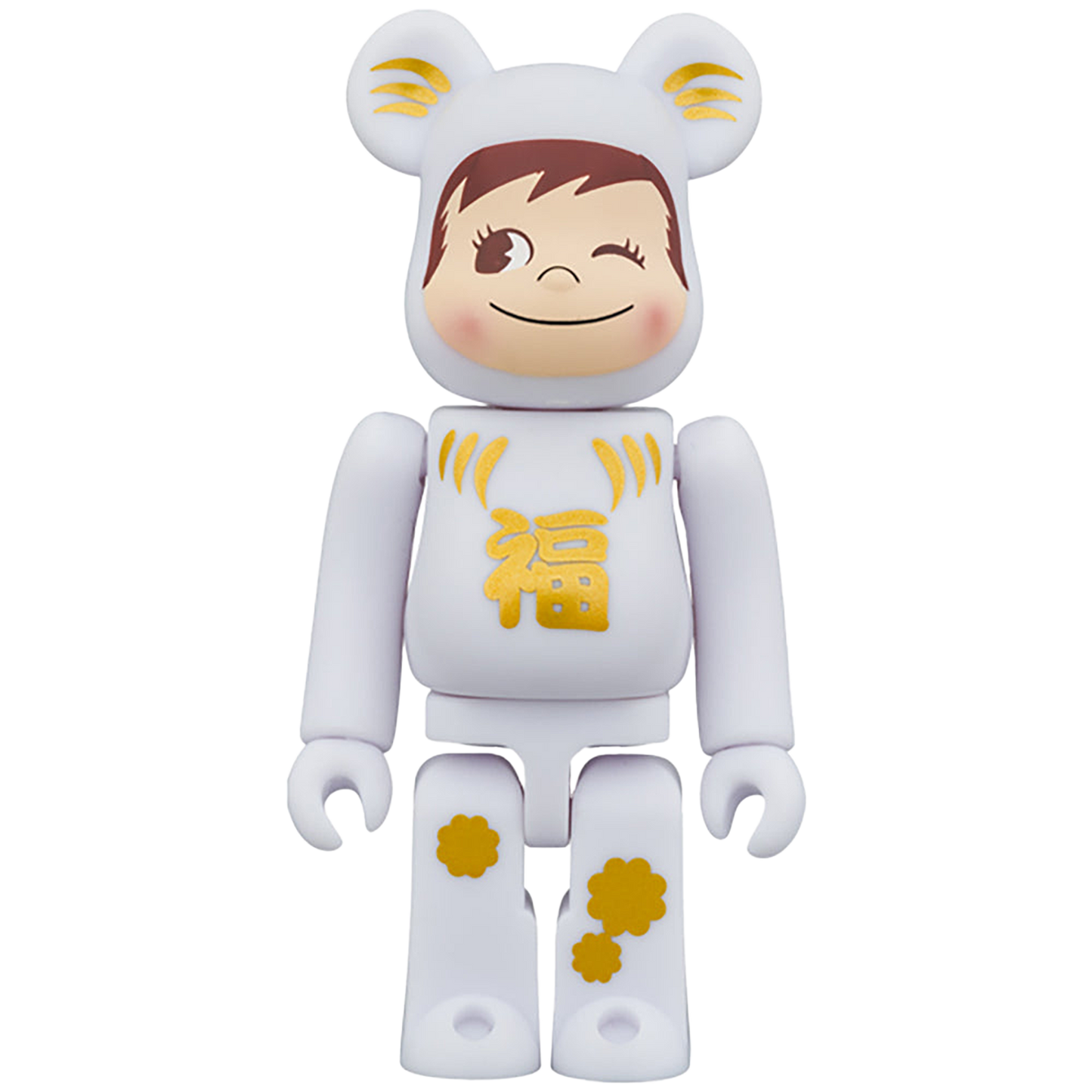 BE@RBRICK 達磨 ペコちゃん&ポコちゃん 100% & 400%(4体セット)